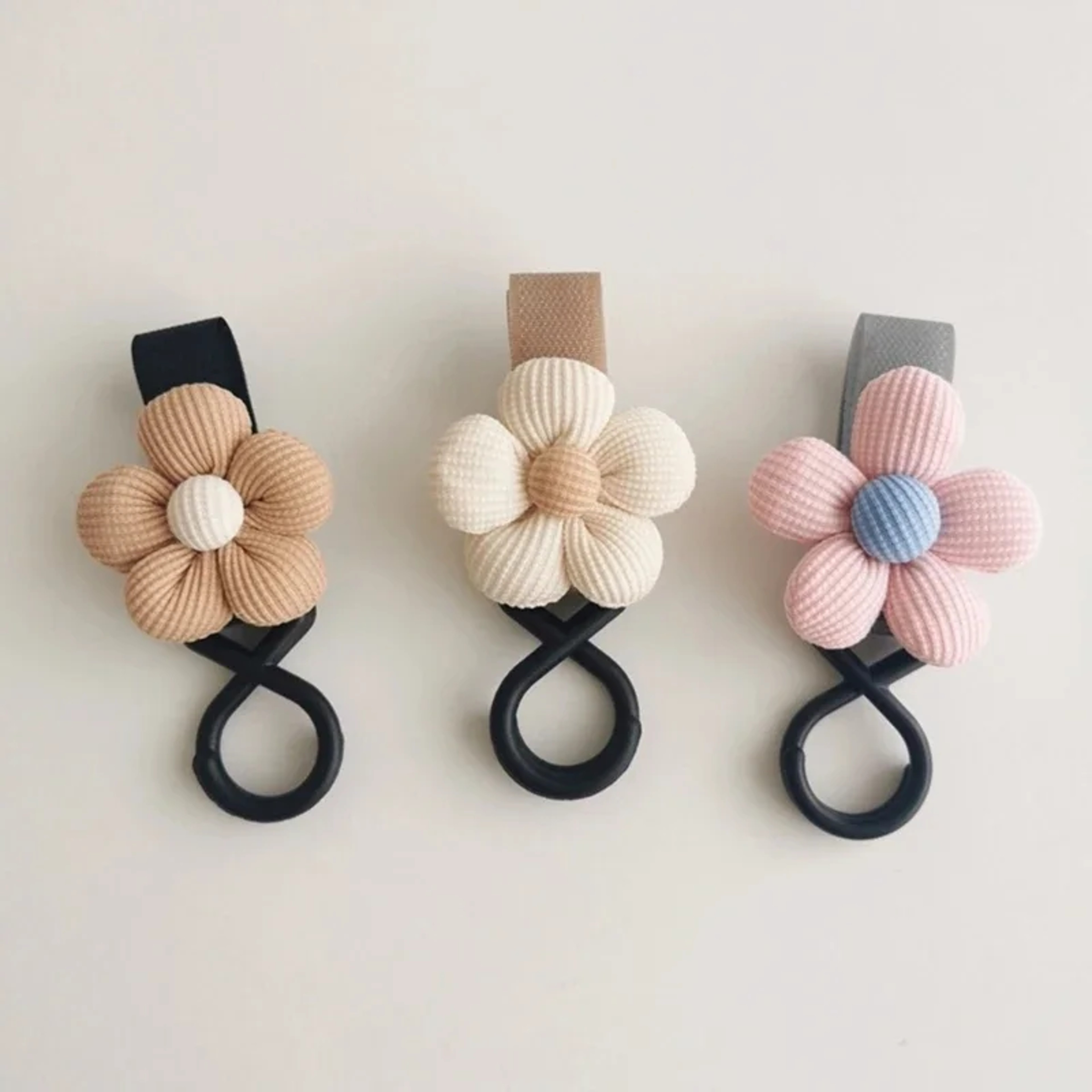 Sweet Flower Baby Stroller Hook Multifunctional Hanging Storage Loop Infant Cart Accessories Ins St 0