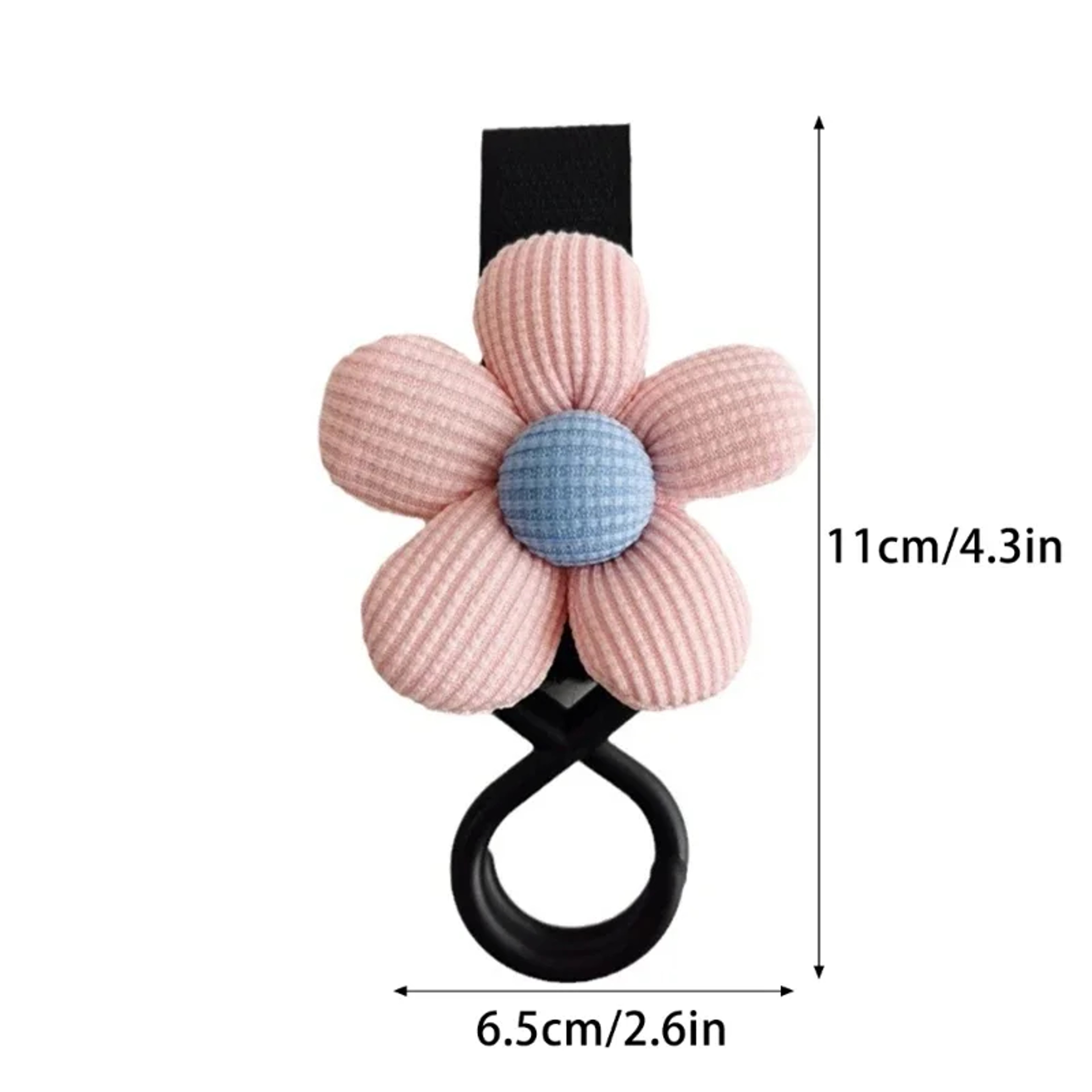 Sweet Flower Baby Stroller Hook Multifunctional Hanging Storage Loop Infant Cart Accessories Ins St 4