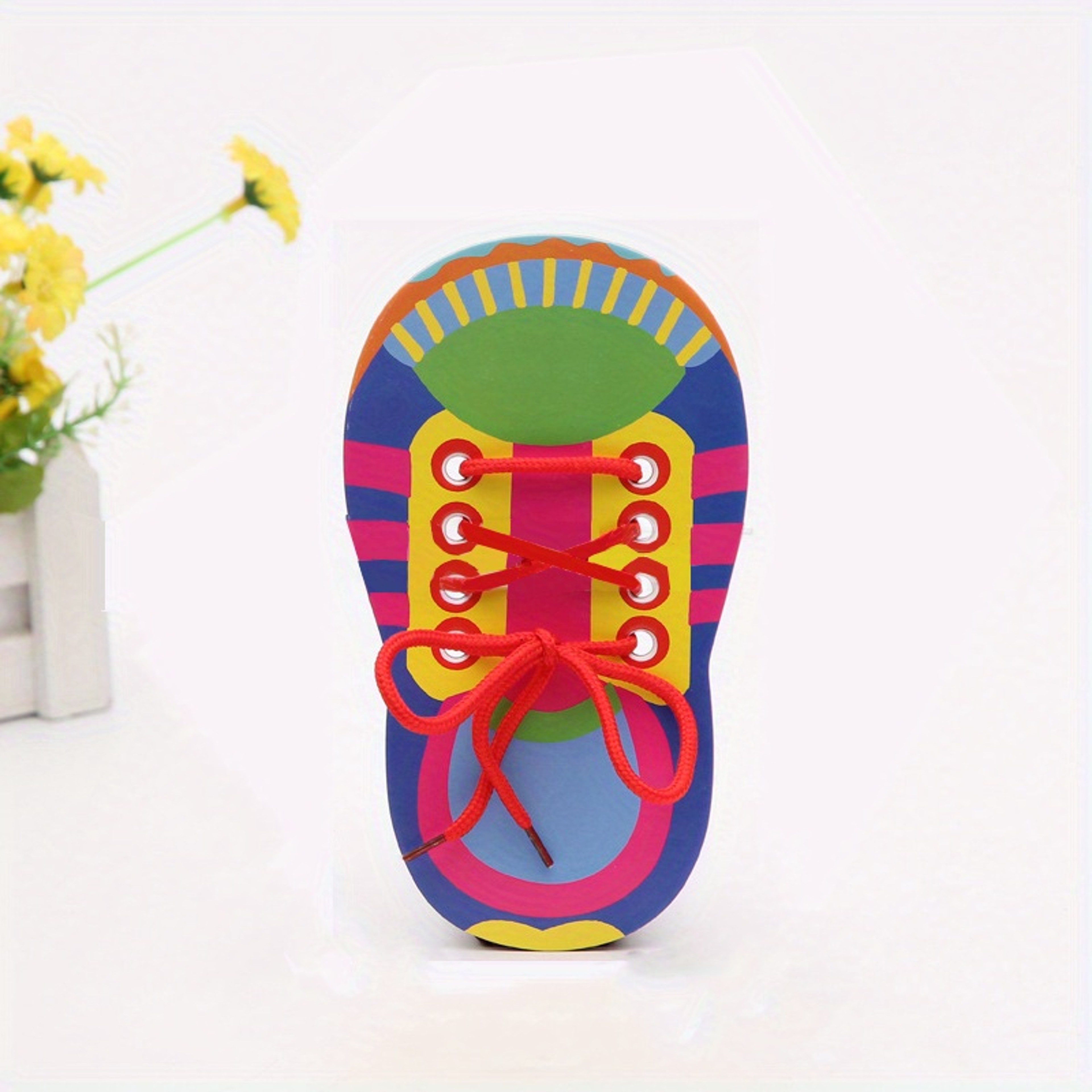 Learn To Tie Shoelaces Toy For Kids Fine Motor Skills Toy For Boys And Girls Early Educational Toys 0