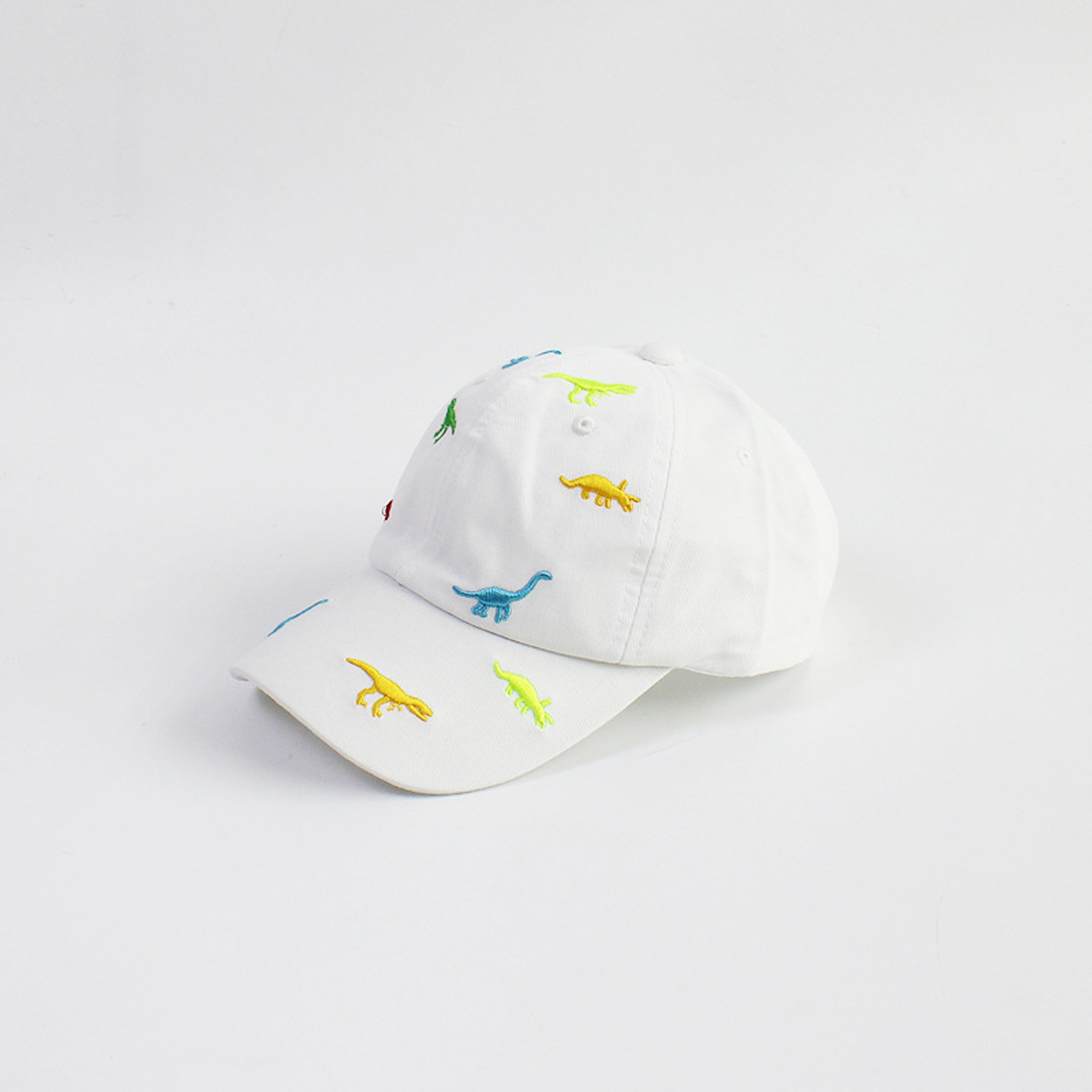 Summer Kids Baseball Cap Cartoon Dinosaur Embroidery Baby Cap Outdoor Adjustable Infant Boy Girls S 6