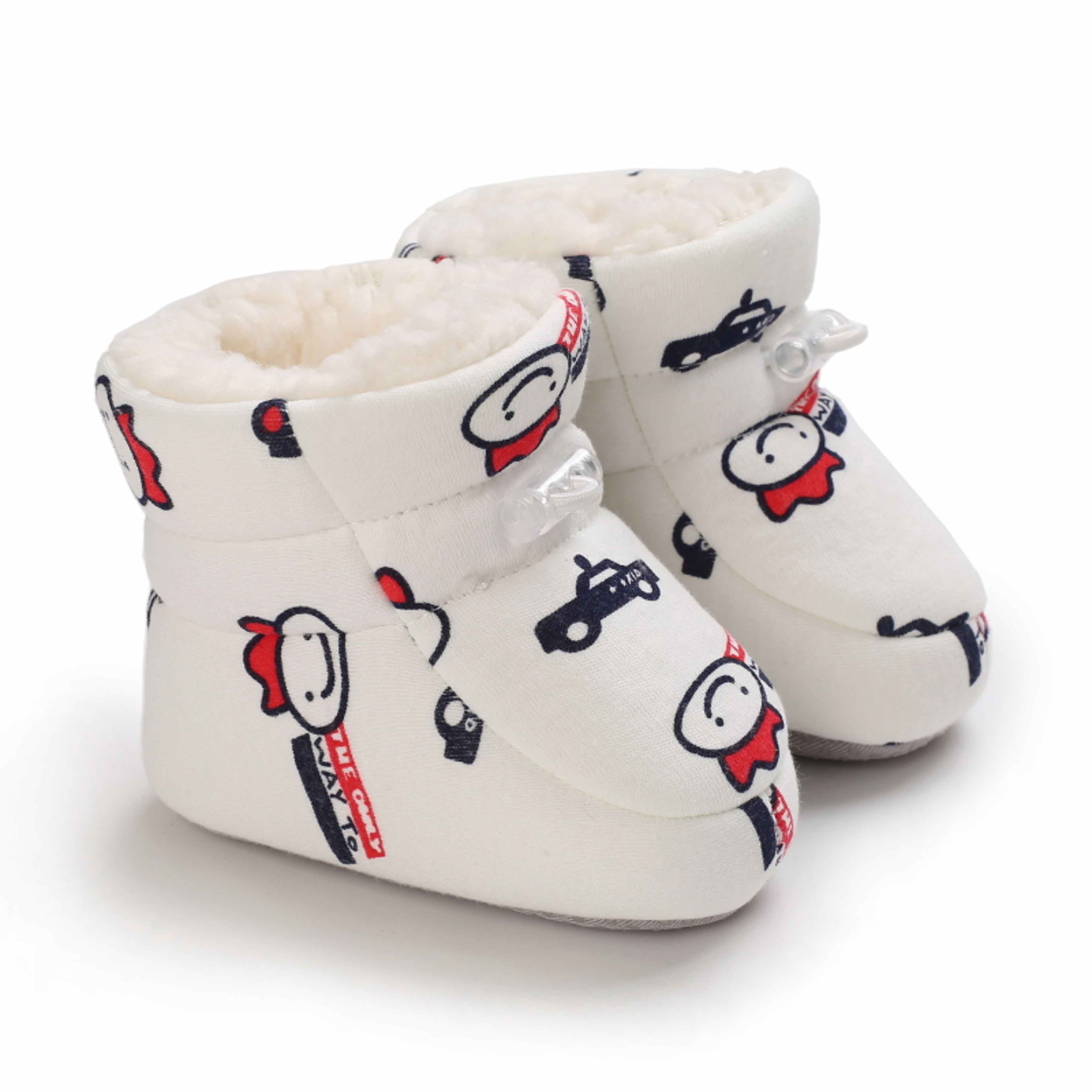 Newborn Winter Snow Boots Boys And Girls Soft Warm Cartoon Printed Baby Fashion Boots 6