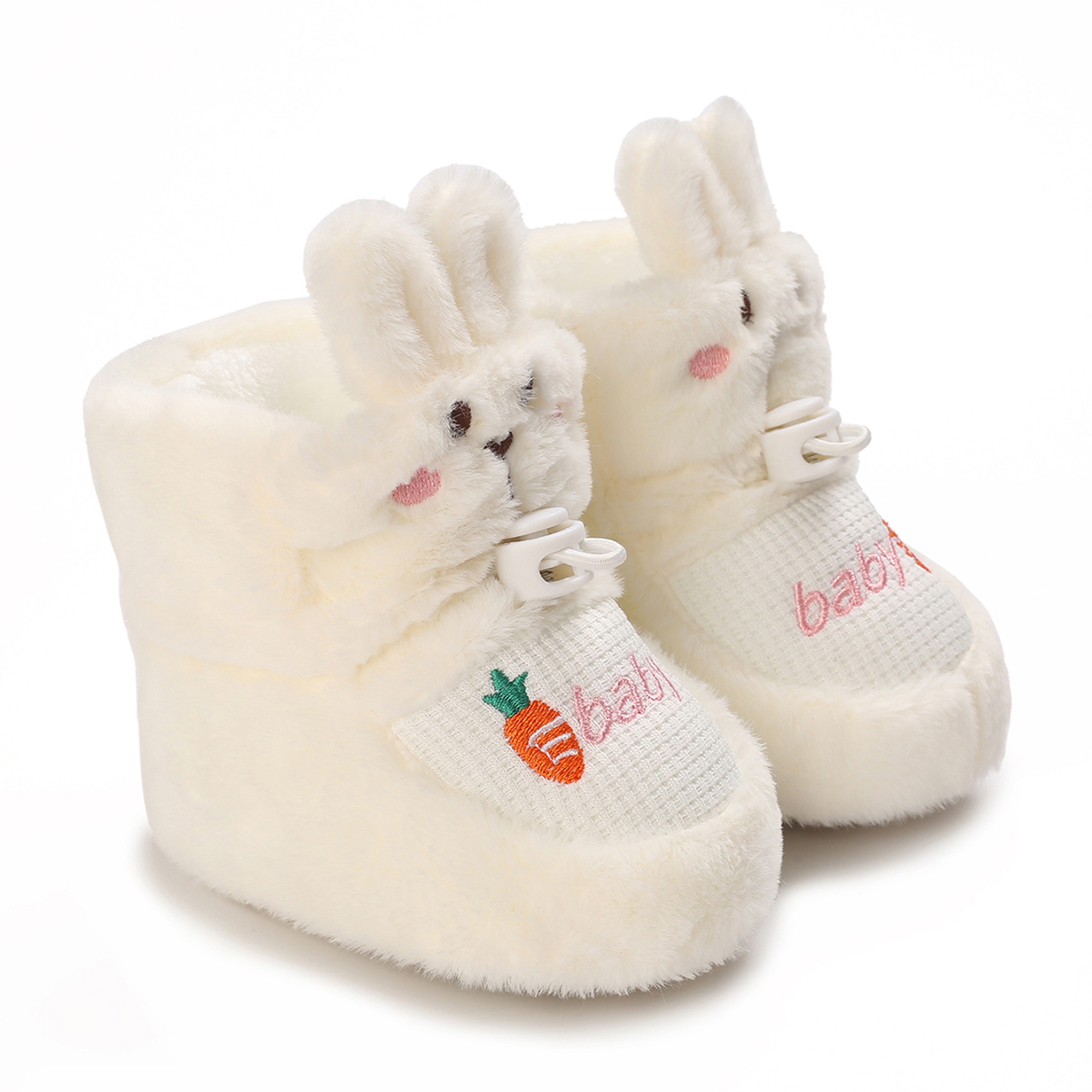 Cartoon Winter Baby Boots AntiSlip Toddler Shoes Cute Walking Booties 5