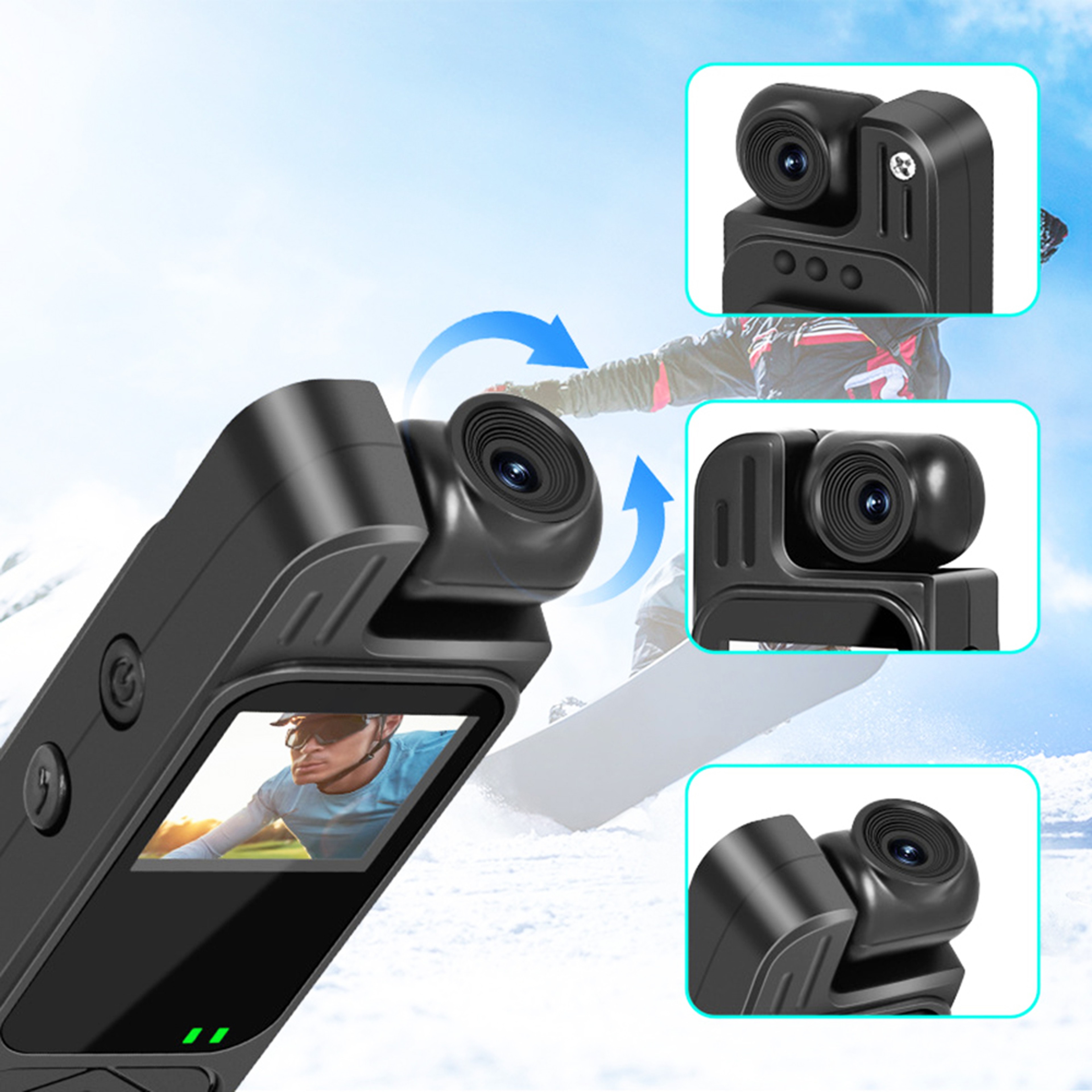 Full HD 1080P Mini Body Camera Body Mounted Camera Night Vision Digital Video Recorder 13inch Bodyc 4