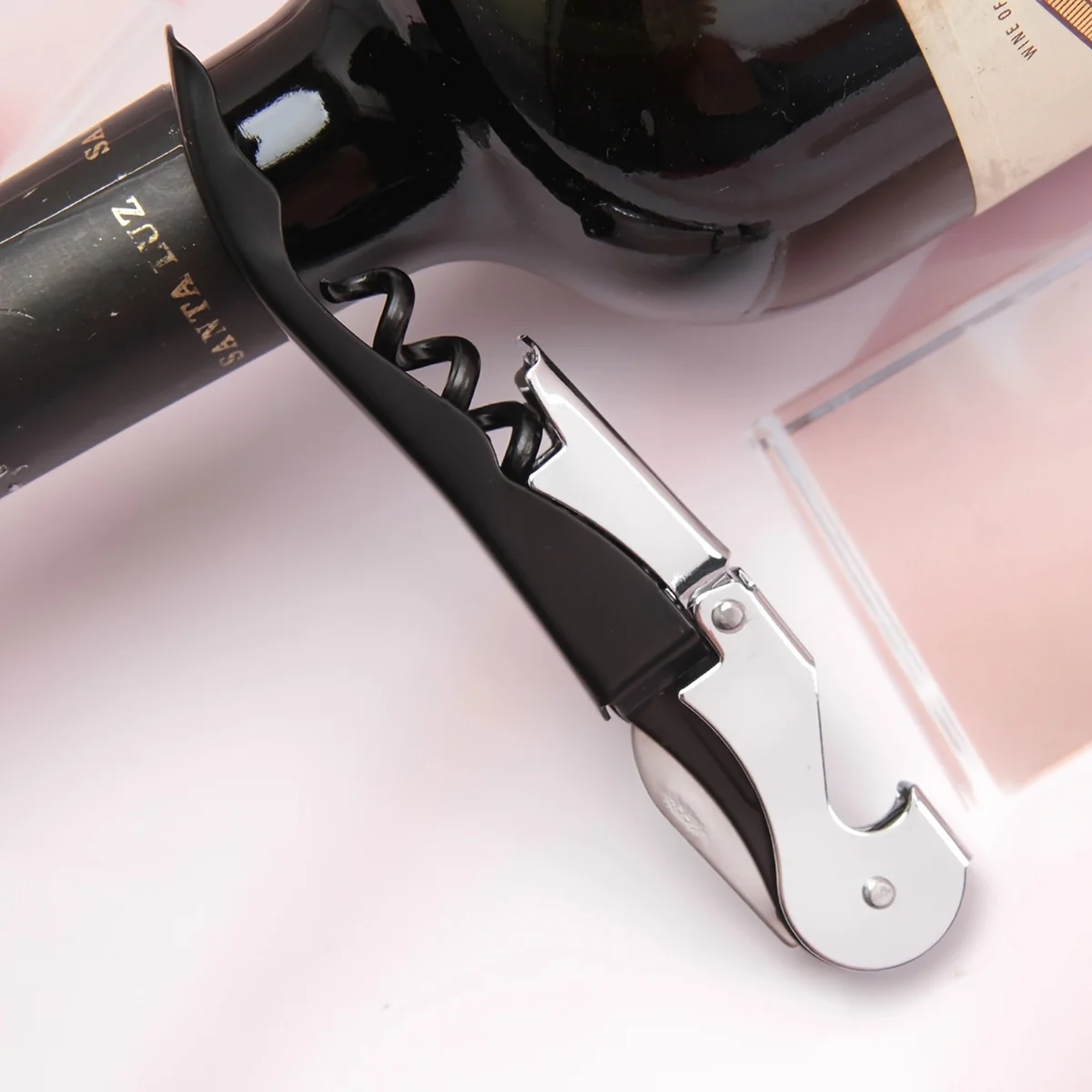 Multi-Functional Bottle Opener, Wine Corkscrew, Premium Stainless Steel Beer Cap Remover – view 5