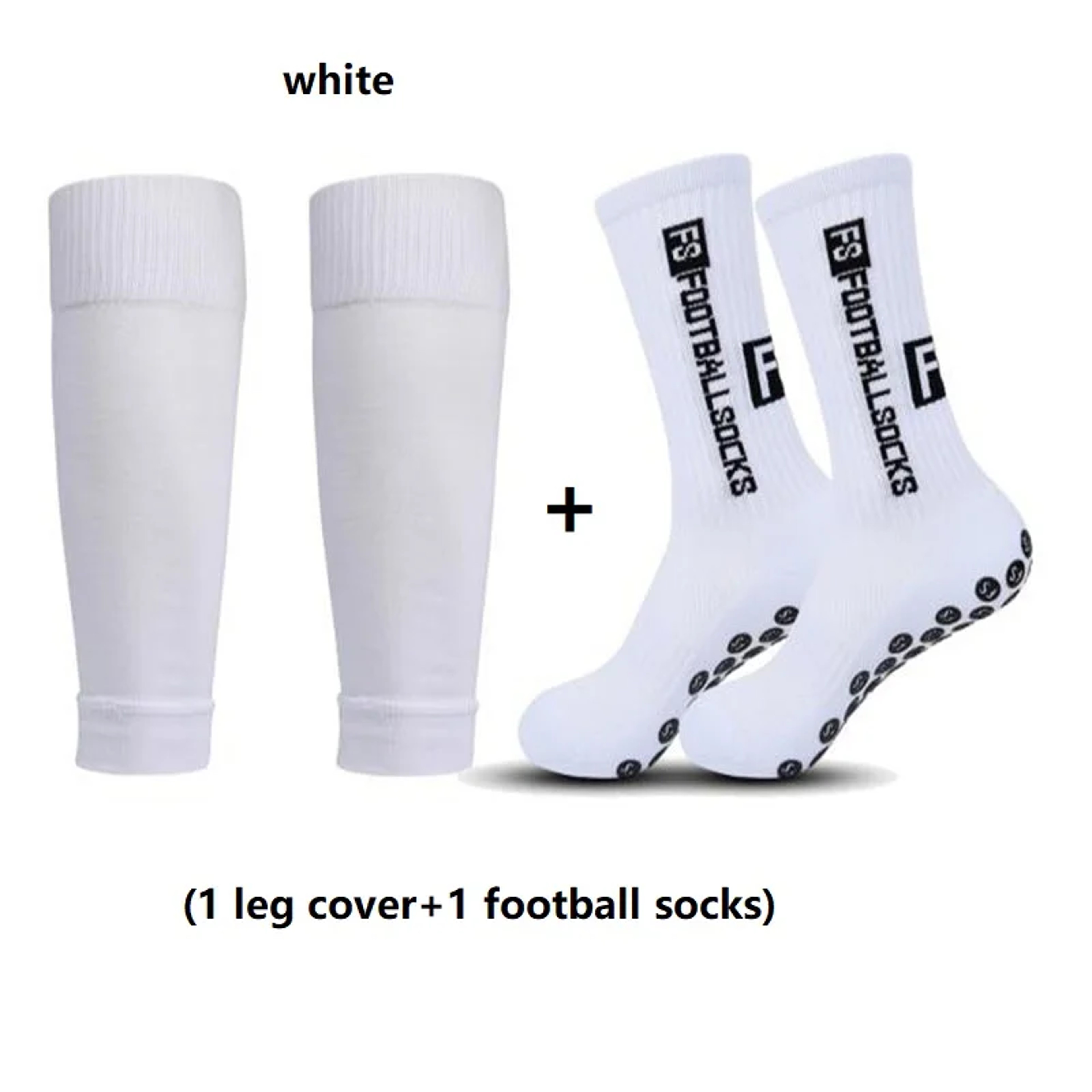 Football Socks With Leg Cover AntiSlip Sports Socks For Men Women Ideal For Soccer Tennis Basketbal 5