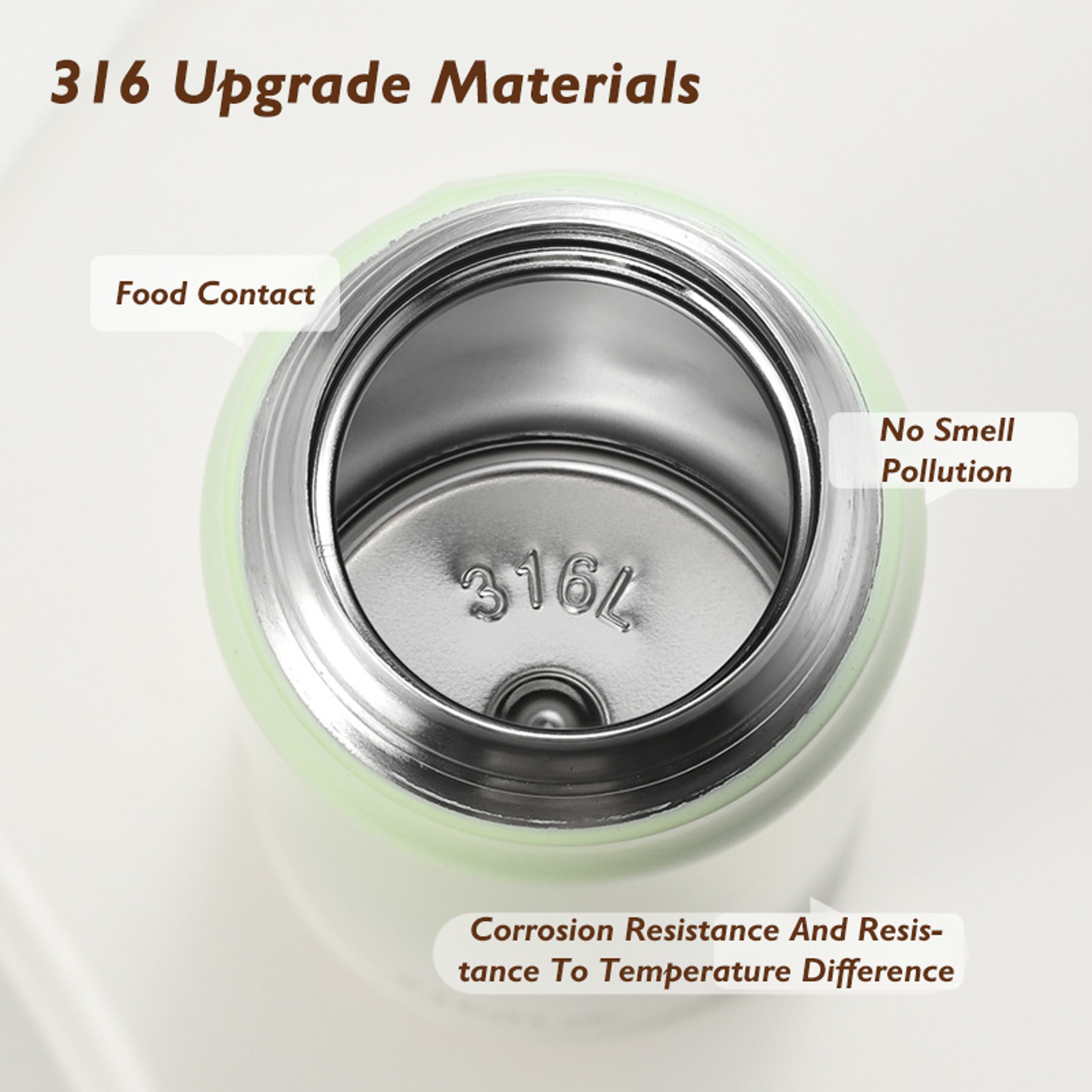 Vacuum Insulated Stainless Steel Thermos Portable Tumbler Thermal Water Bottle Coffee Cup Large Cap 9