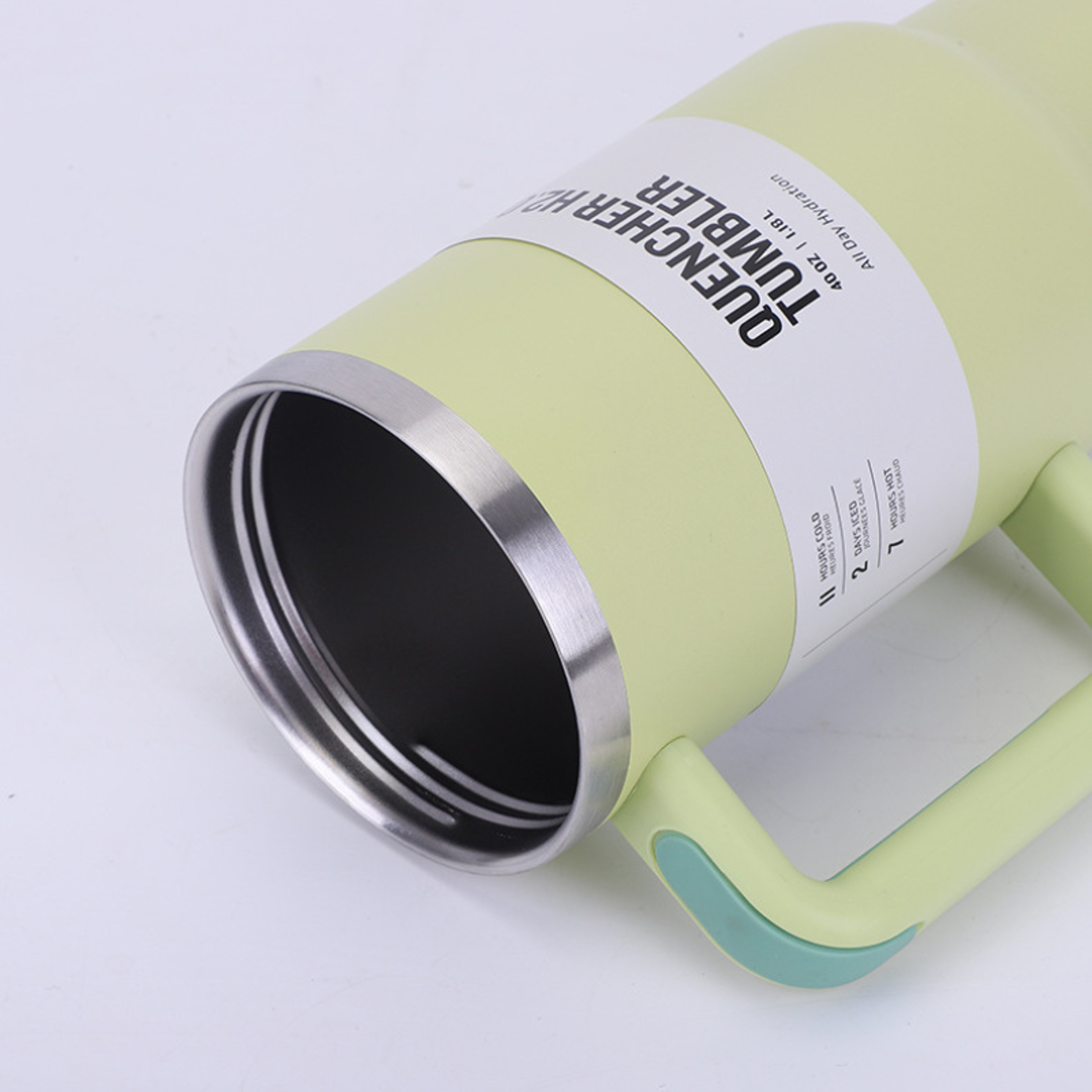40 OZ Traveler Tumbler Stainless Steel Water Bottle Leak Resistant Vacuum Insulated Mug Lid Portabl 6