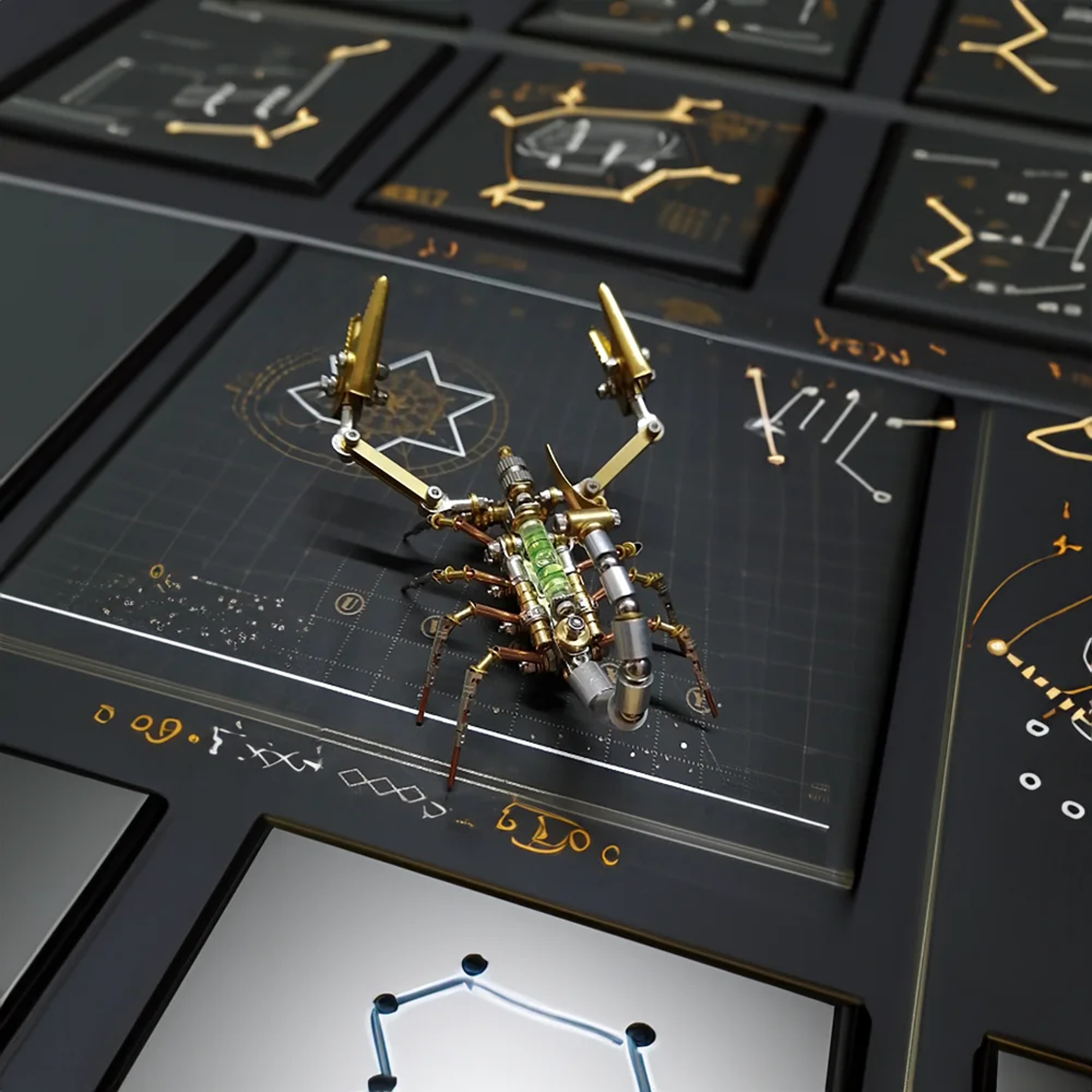 DIY Mechanical Spider Kit, Cyberpunk Metal Puzzles, Creative Insect Assembly, Handmade Metal Puzzle – view 12