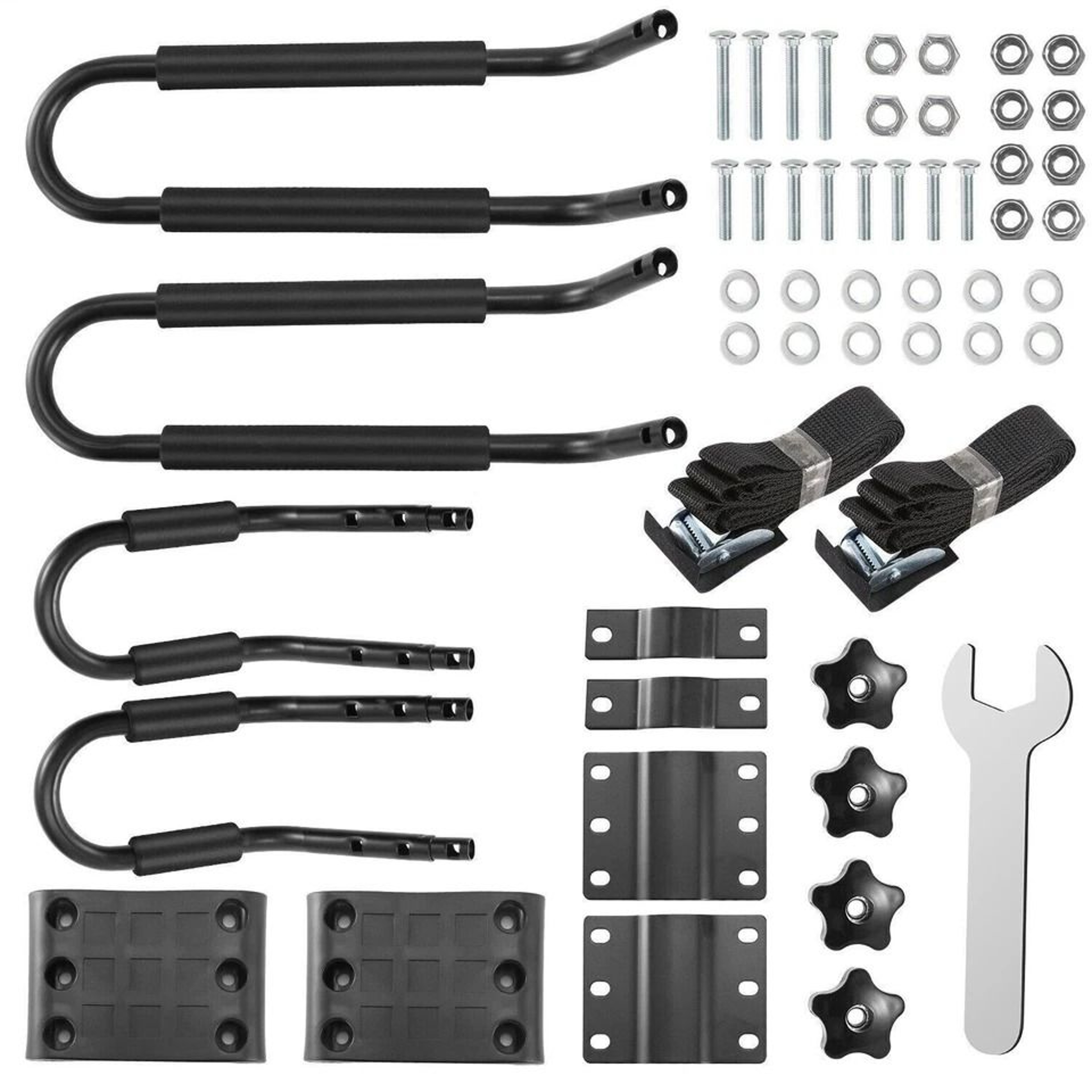Heavy Duty Kayak Carrier Load Capacity Universal Boat Car Roof Mount JBar Rack Kayak Canoe Paddle B 1