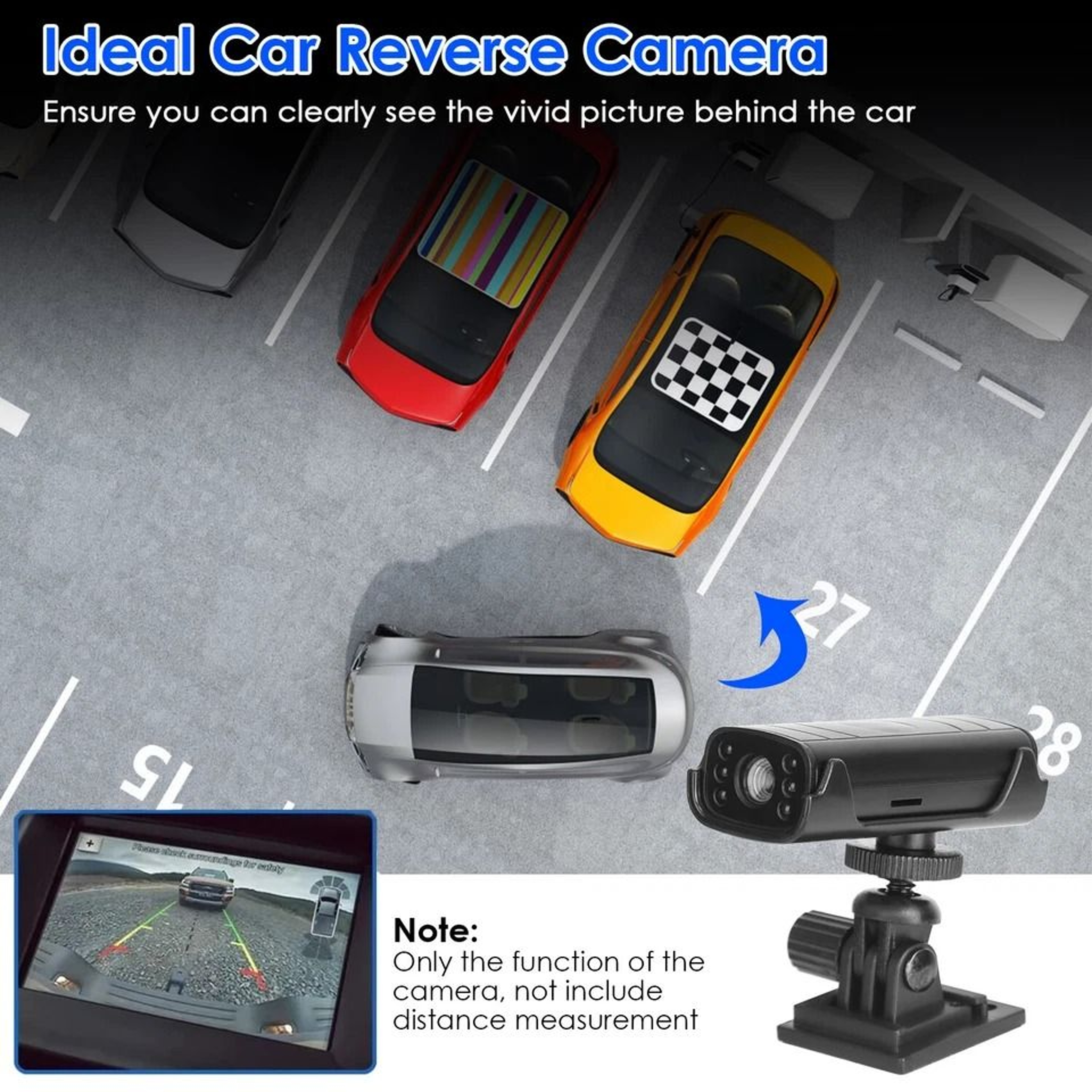 Camera Reverse Hitch Guide Camera Car Truck Wireless Vehicle Backup 5