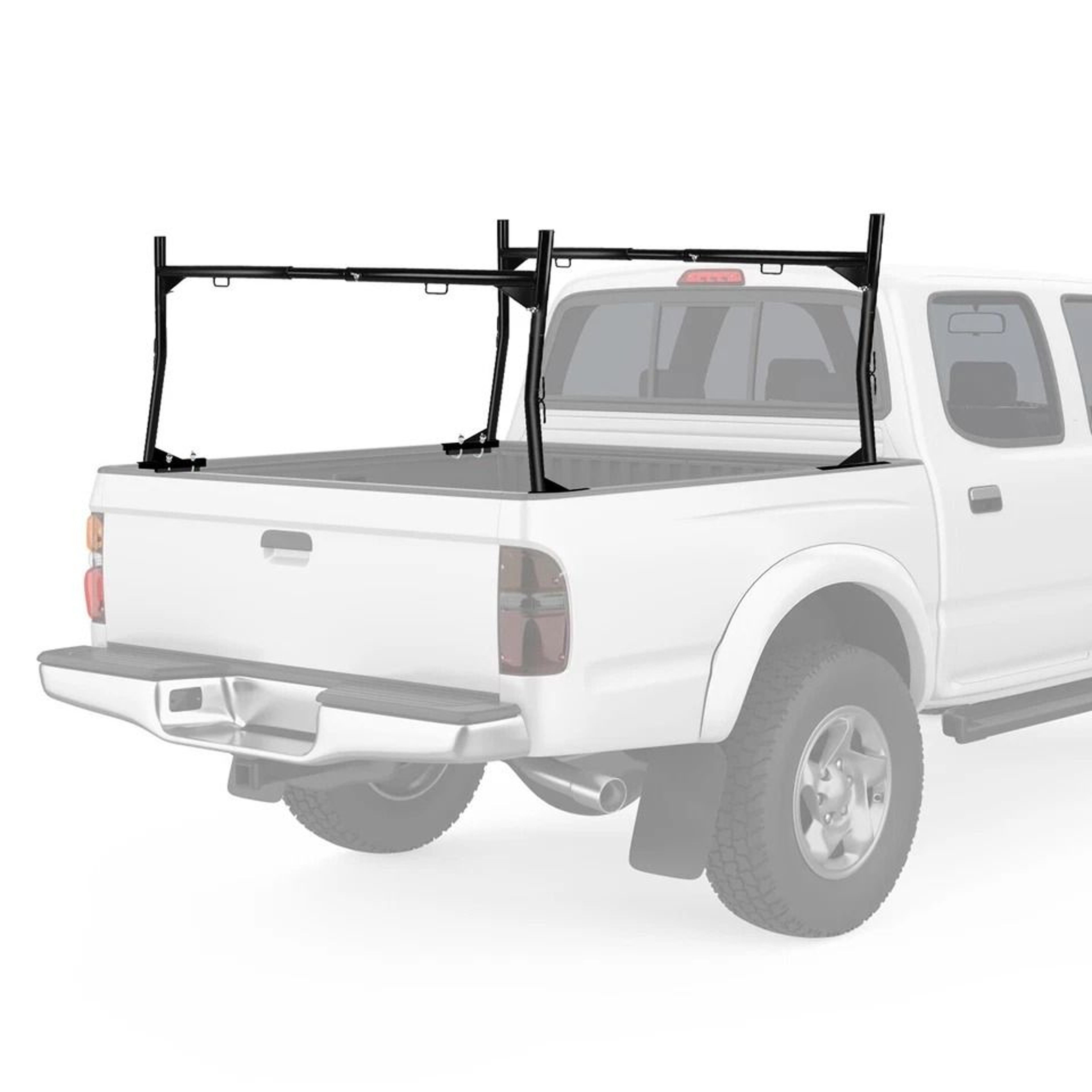 Ladder Rack Heavy Duty Truck Rack Adjustable Pickup Truck Bed Utility Rack No Drill J Bolts 0