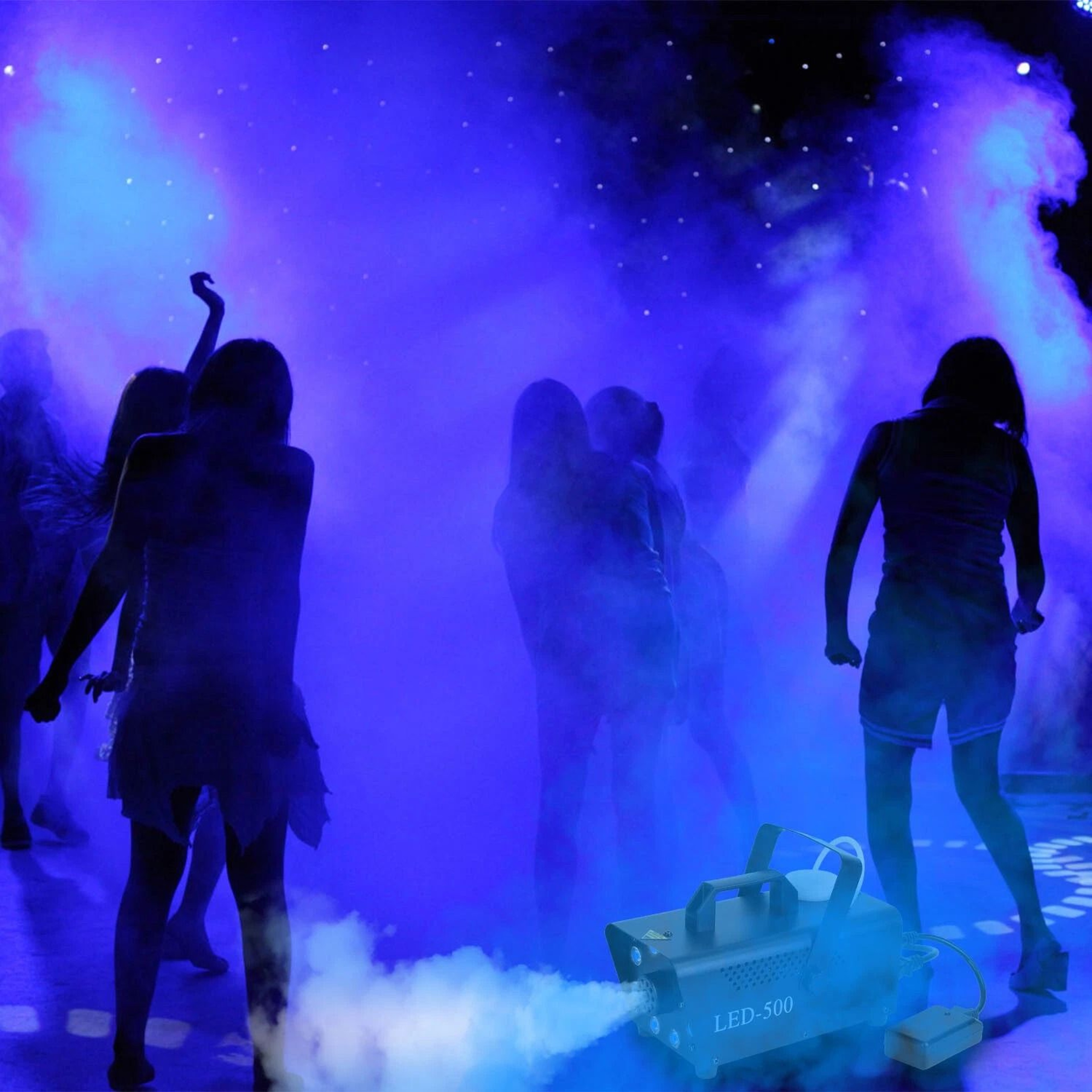 Fog Machine With LED Color Effects  Remote Control For Weddings Parties And Stage Lighting 3