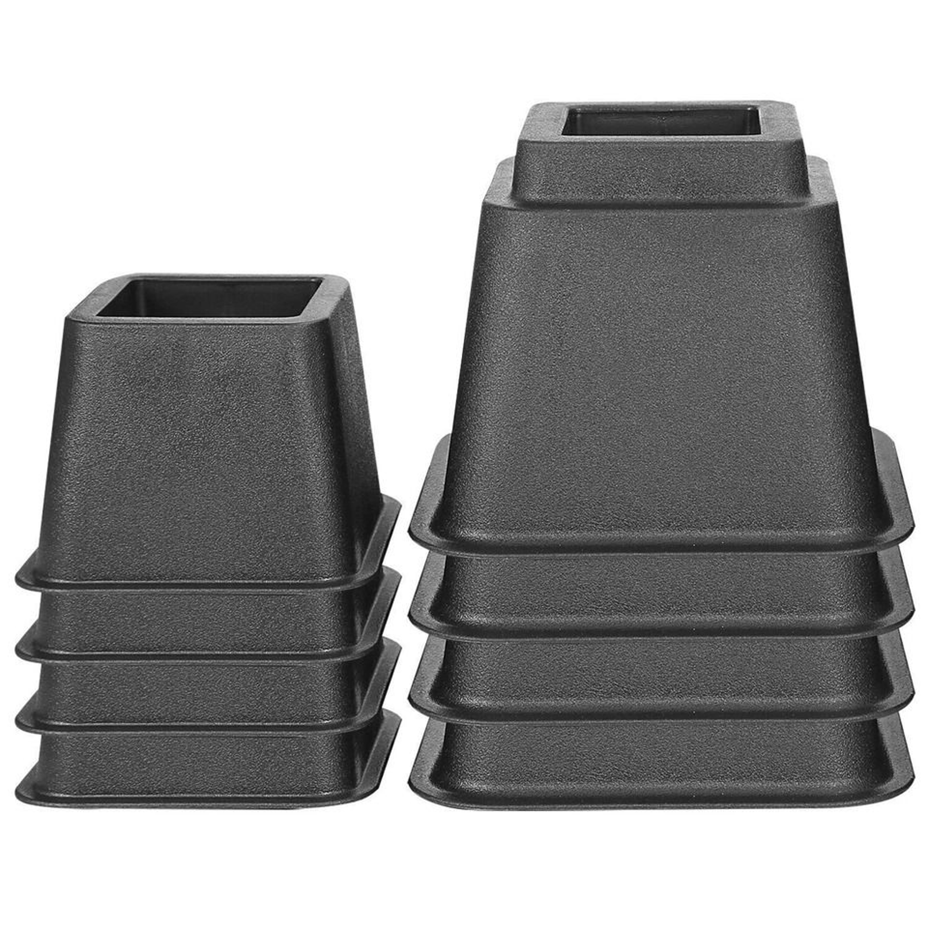 Stackable Lifter Set Adjustable Furniture Risers Bed Sofa Chair Height Boosters Durable  Stable 0