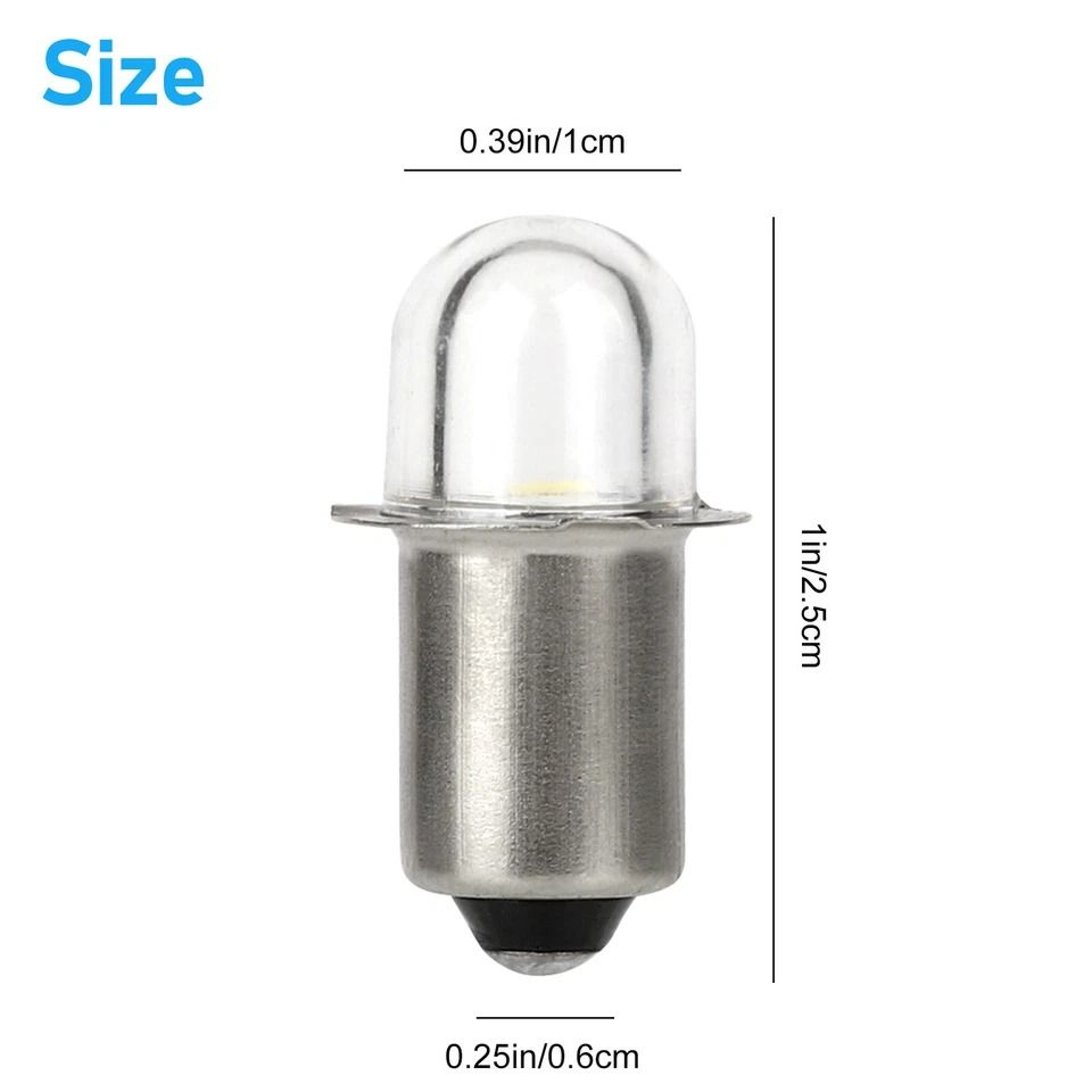 LED Flashlight Bulbs White Upgrade 6pcs Torch Lamp Replacement Lumens For Bright Light 1