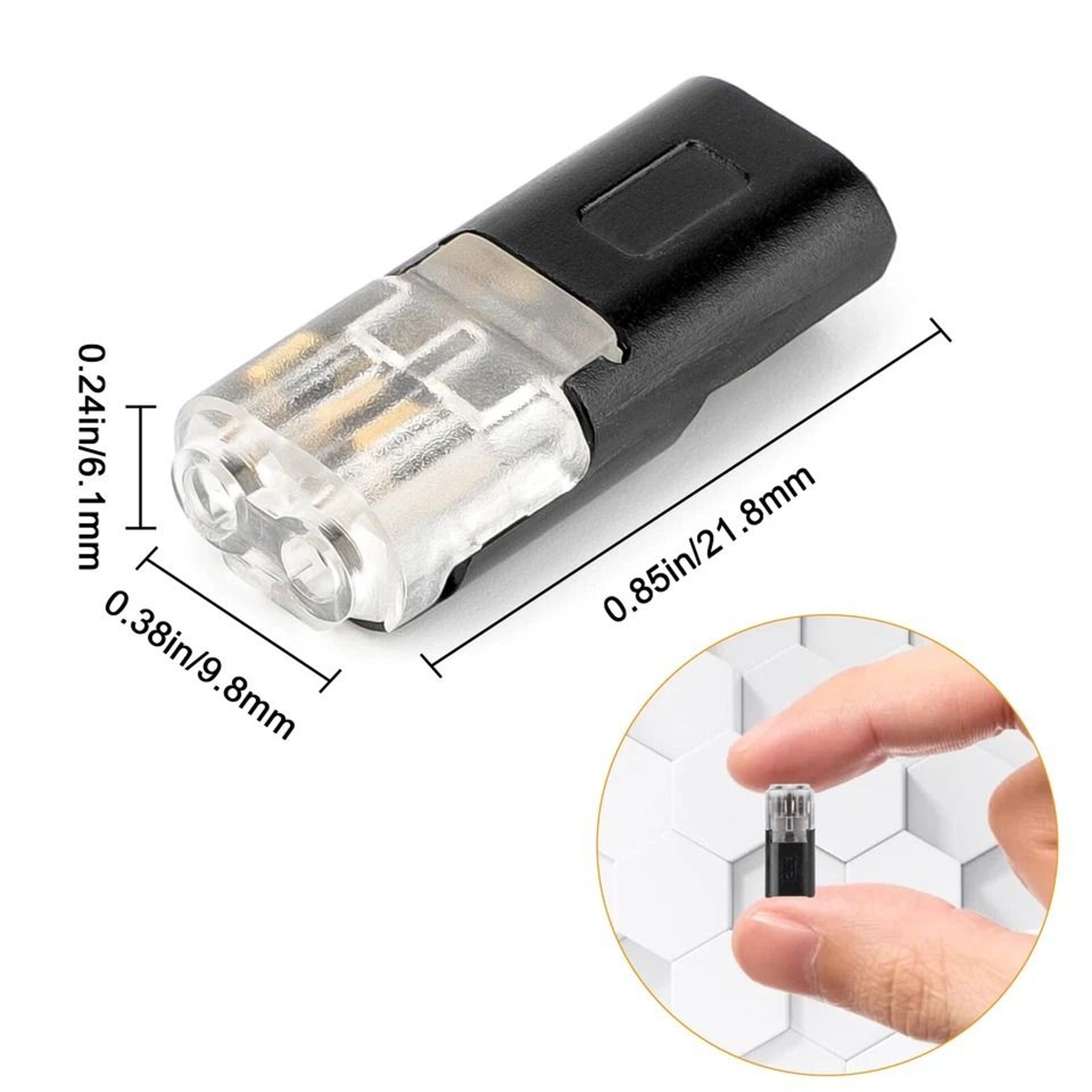 AWG DoubleWire Plugin Connectors With Locking Buckle Polycarbonate FlameRetardant Secure Electrical 2