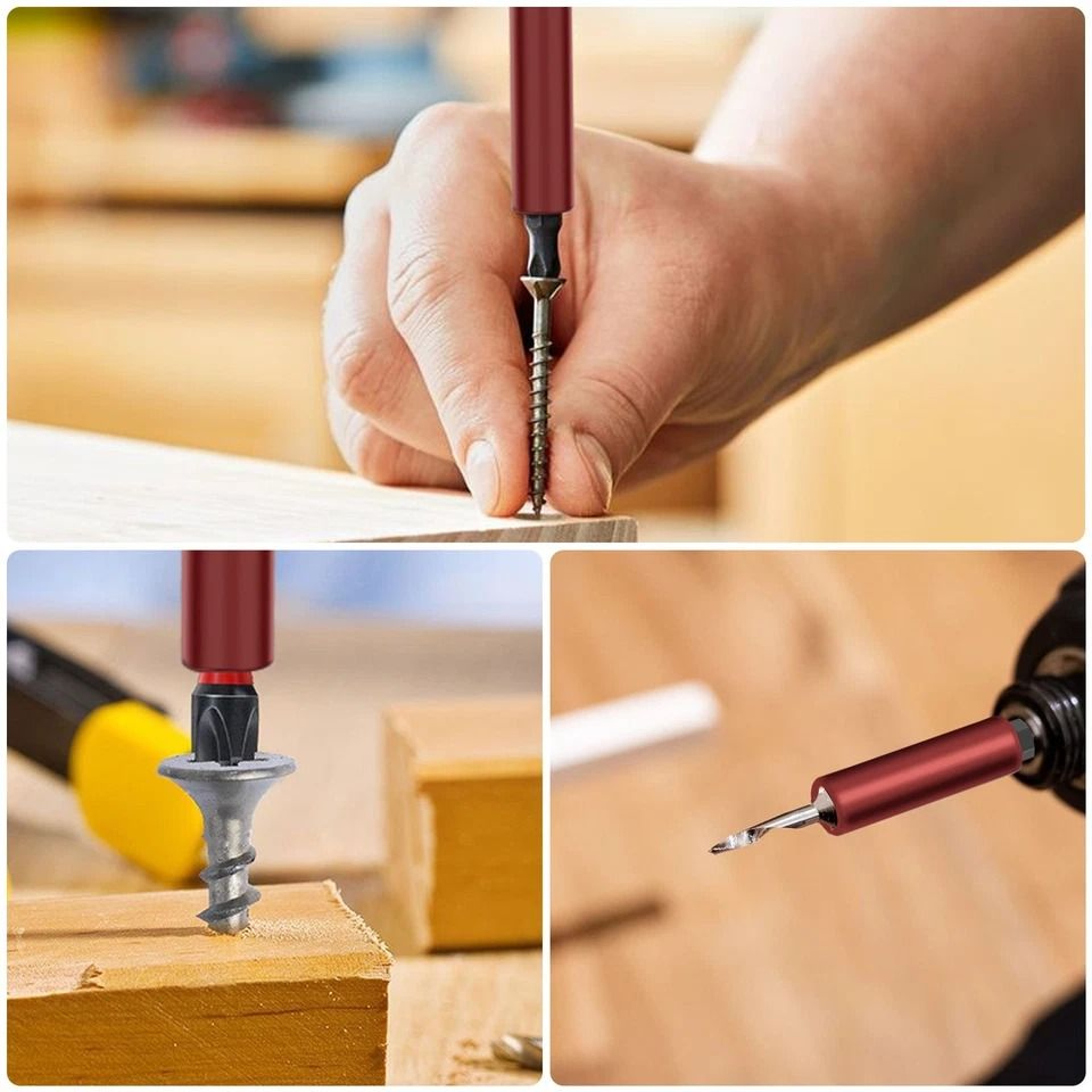 Magnetic Drill Bit Extension Holder Hex Shank Strong Magnet Compatible With Impact Driver 1