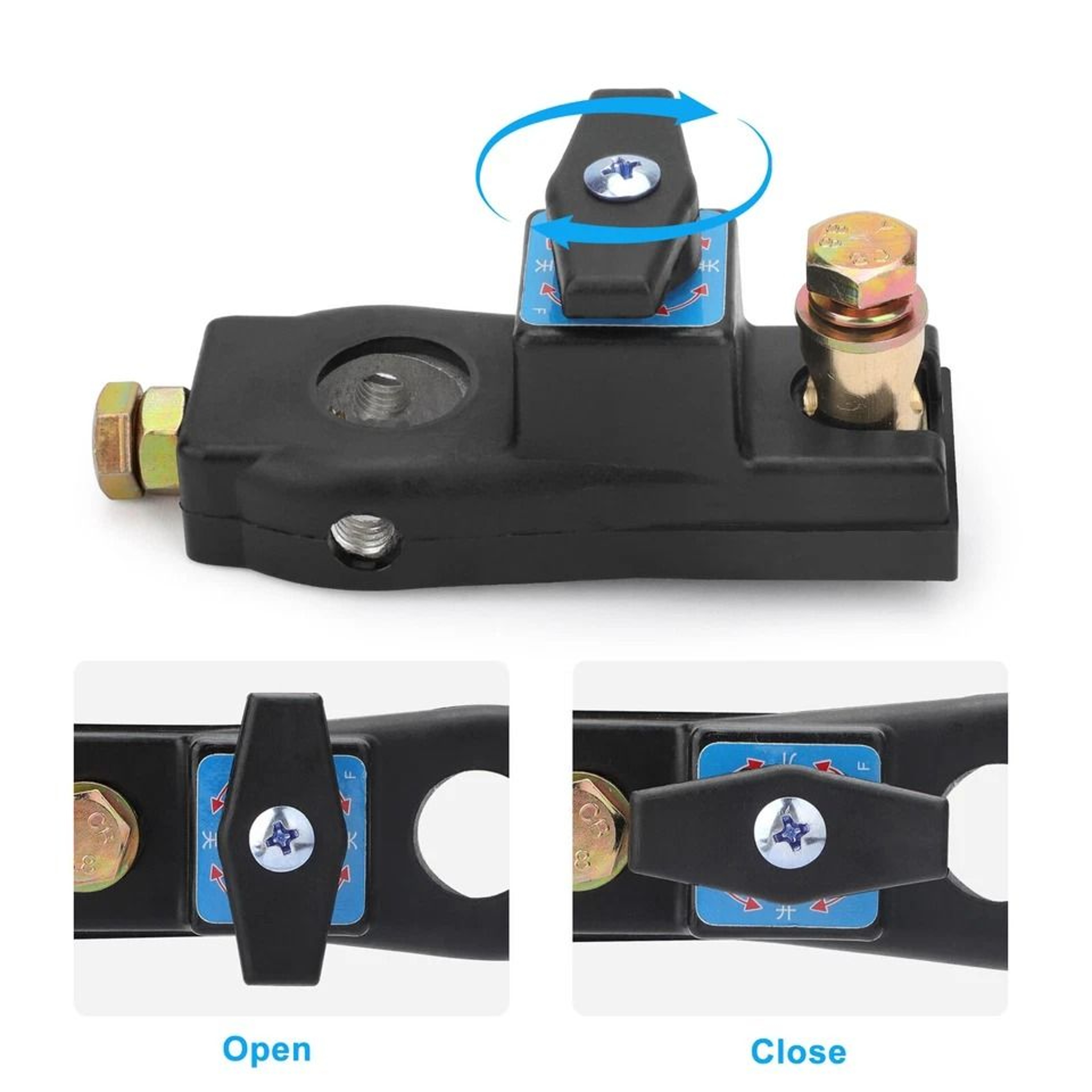 Car Battery Disconnect Isolator Cut Off Switch Universal Terminal Prevents Battery Drain 5