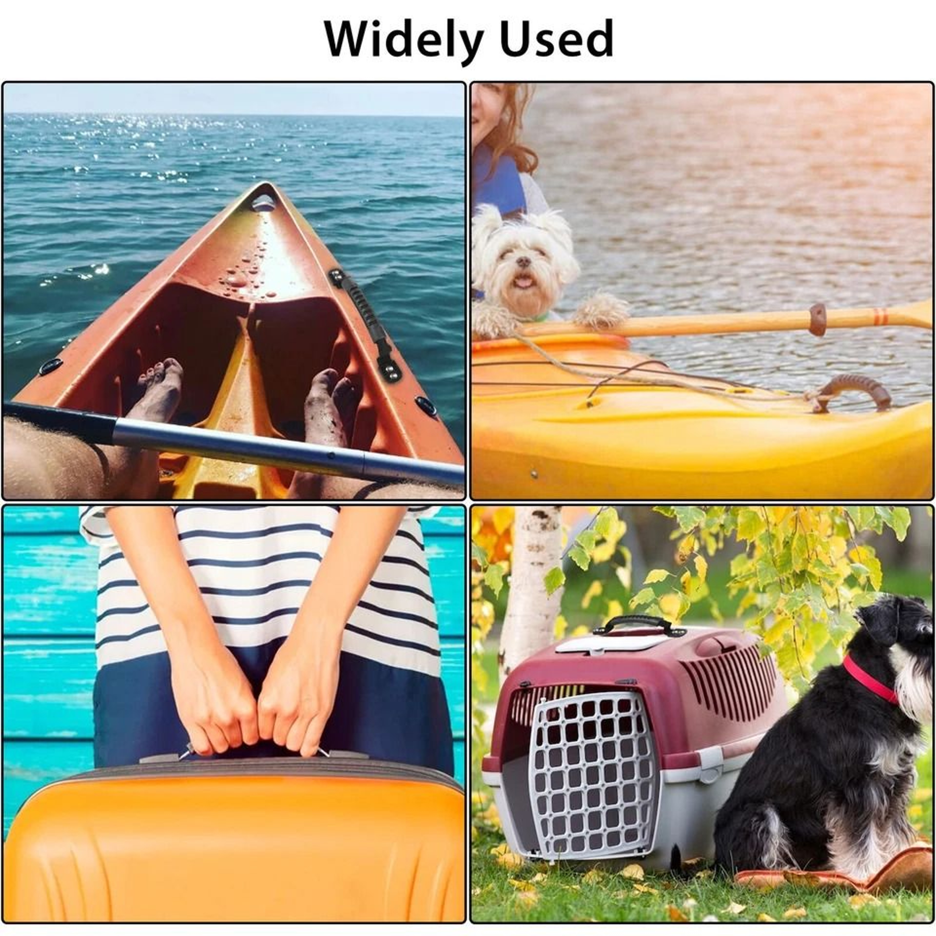 Durable Kayak Carry Rubber Grip Handles Universal Fit For Canoe Boat Side Mount Replacement Fitting 3