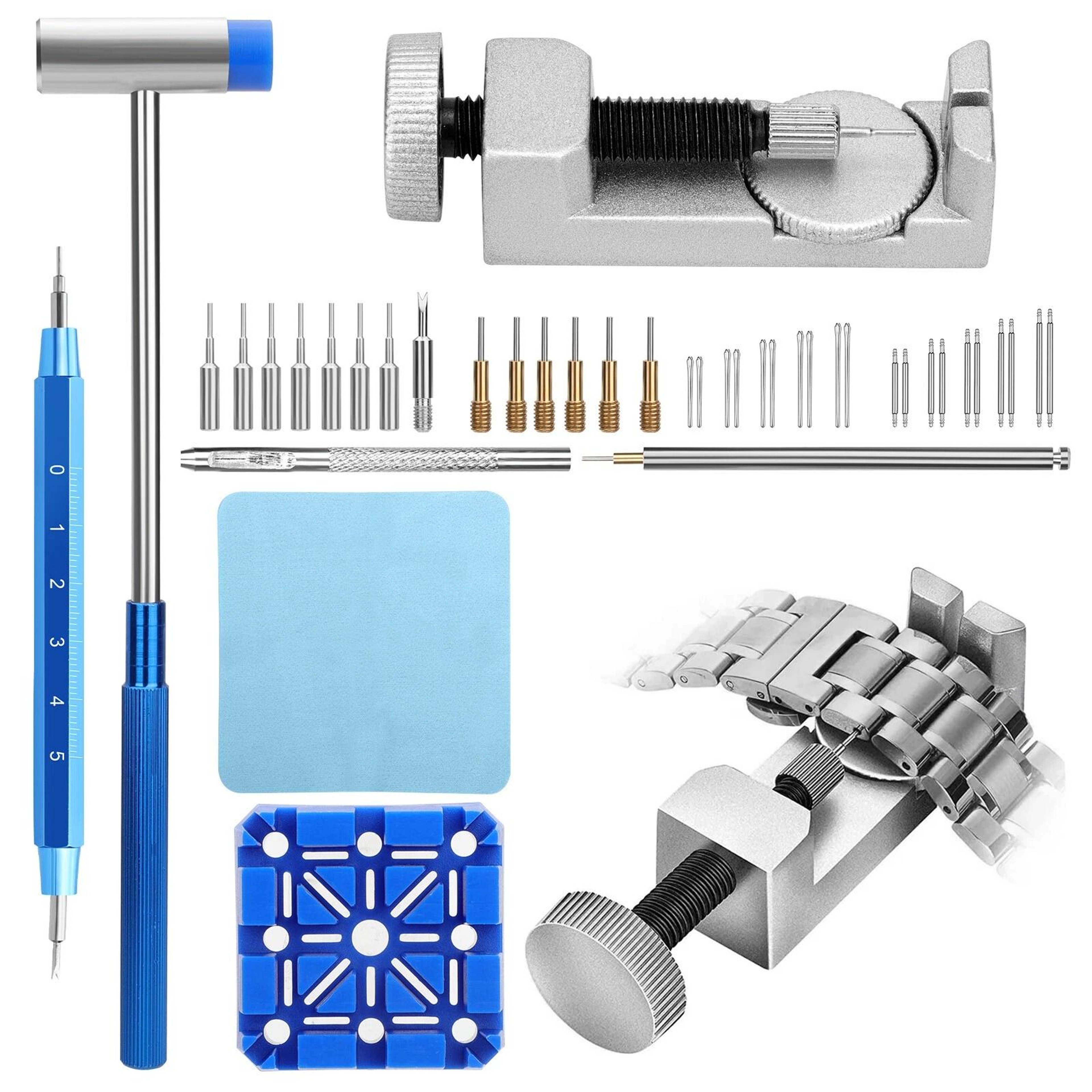 Watch Repair Kit  Spring Bar Strap Pin Remover Link Resizer Watch Band Adjuster For All Watch Sizes 0