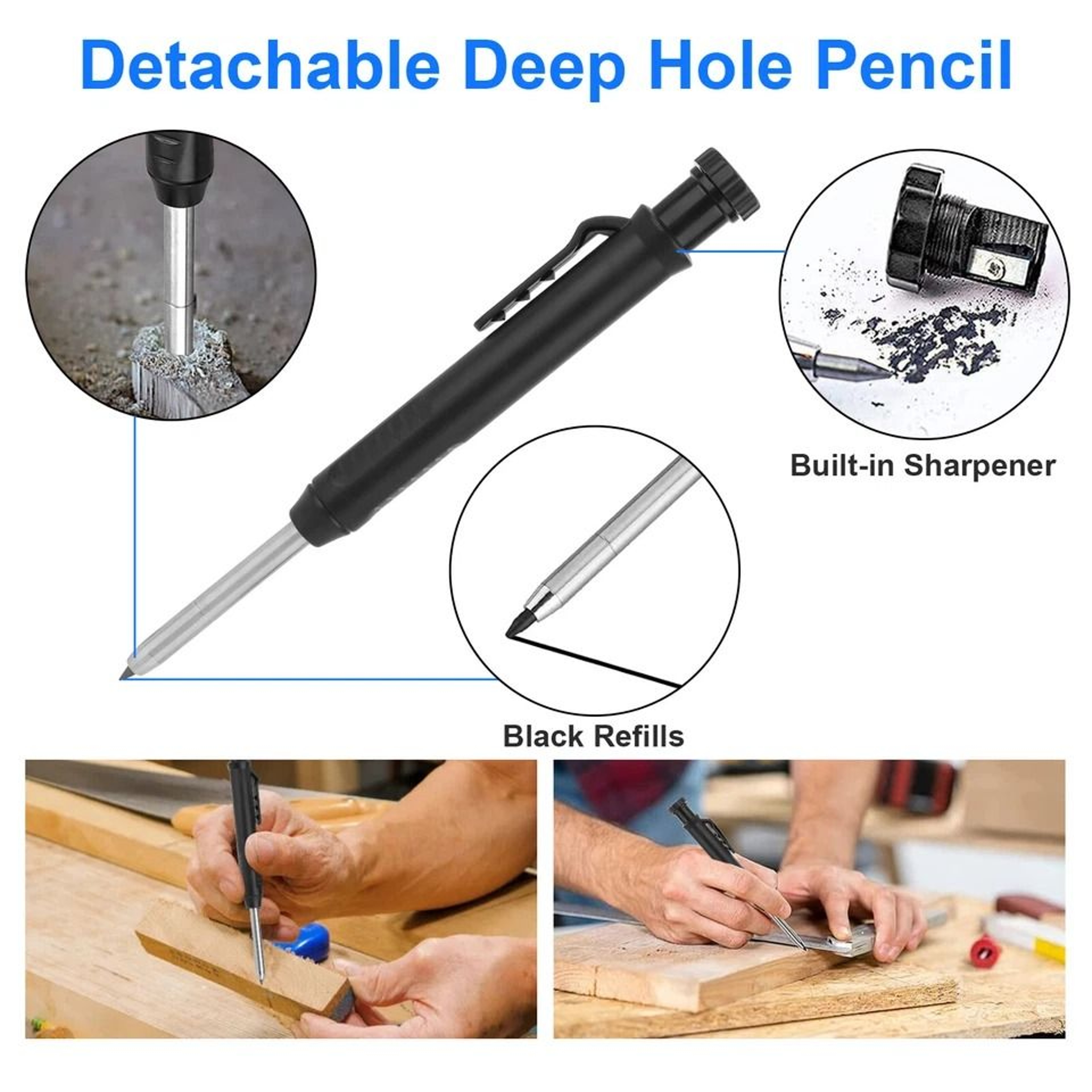 Adjustable Multifunction Scribing Tool Precise Measuring Gauge Versatile Woodworking Tool For Stud  4