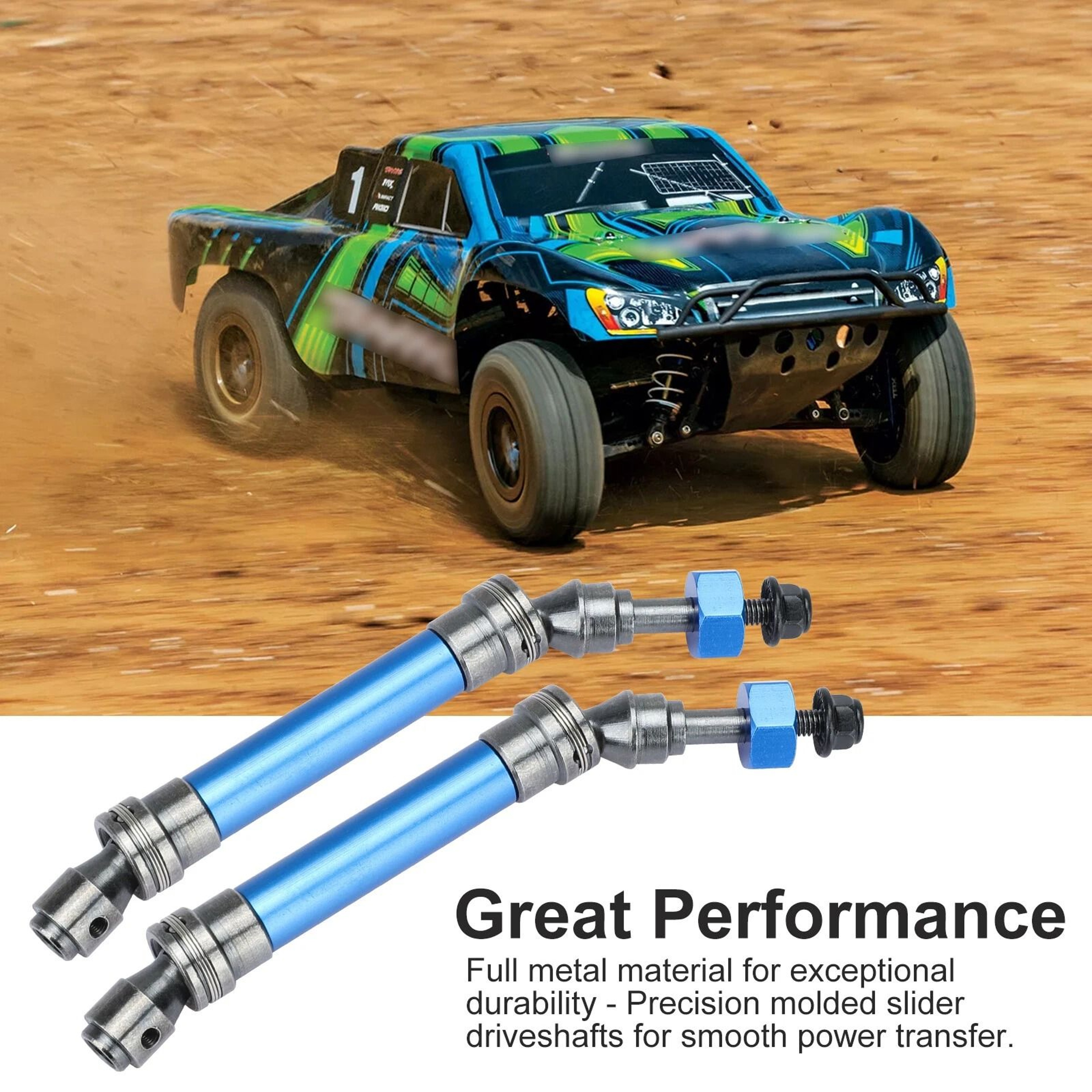 Heavy Duty CVD Drive Shaft For Traxxas Slash Rustler Hoss Stampede  Front  Rear Drive Axle Set For  1
