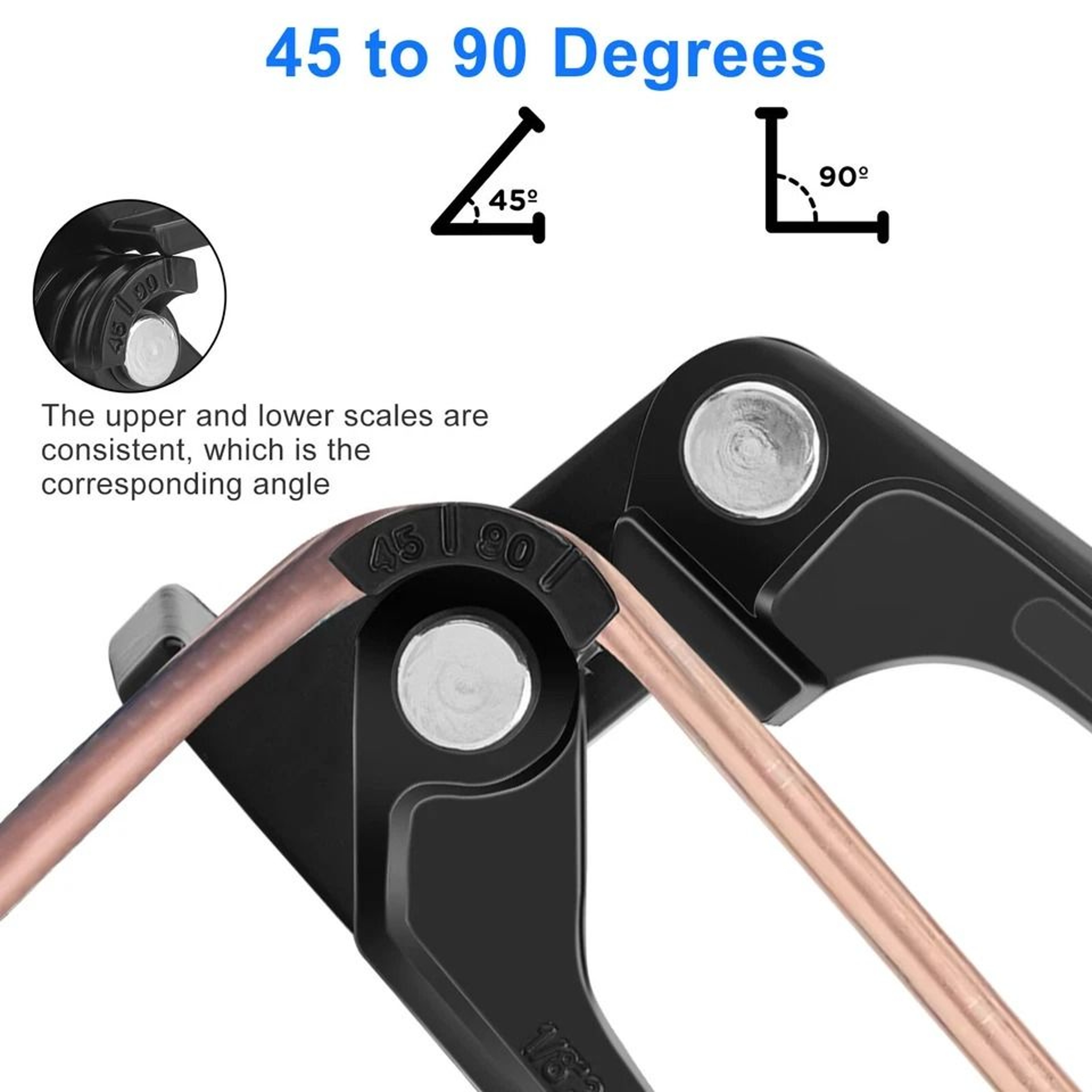 Fuel Line Tube BenderDesign For Copper Aluminum Steel OD Brake Line Bender 4