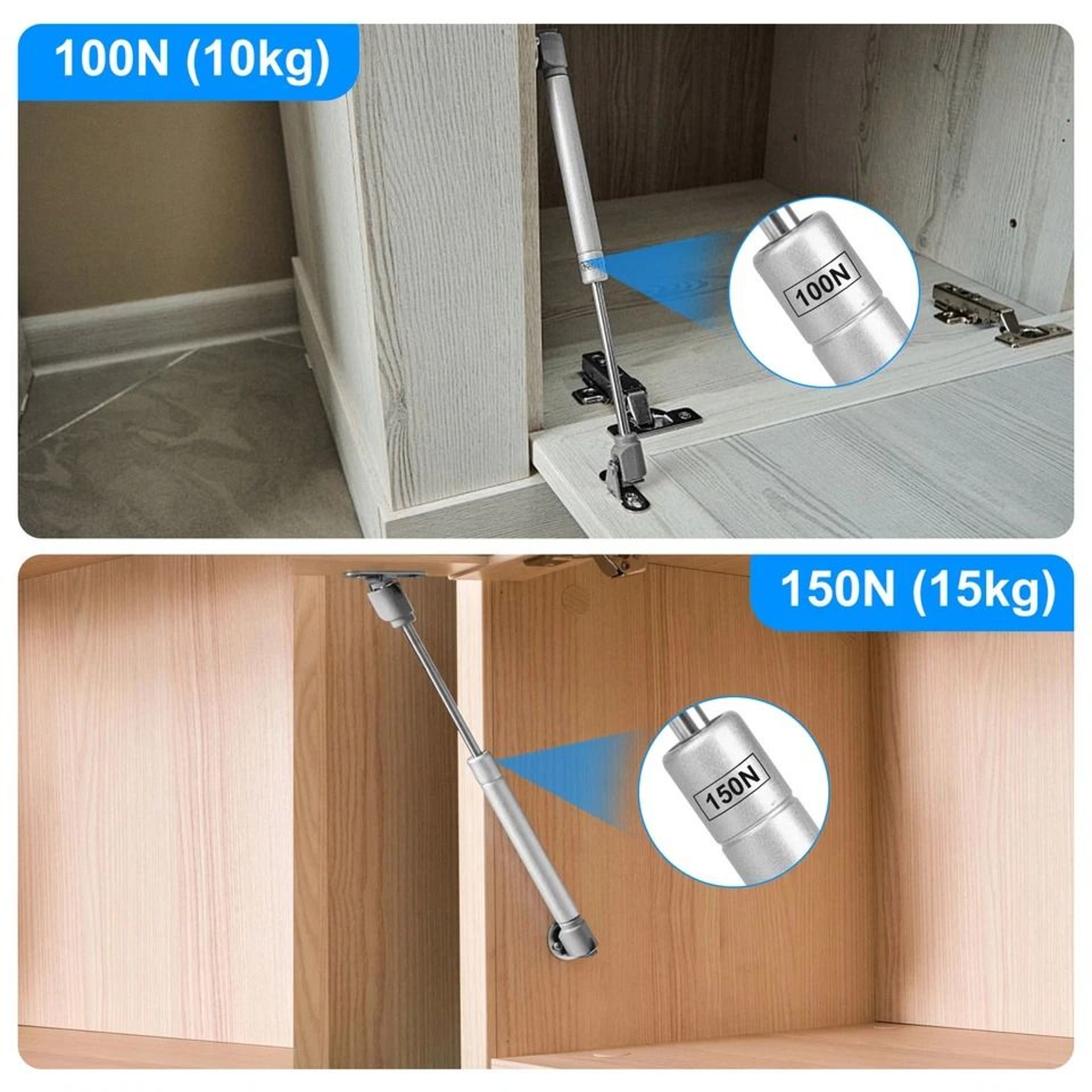 Gas Strut Spring Prop Hinge For Kitchen Cabinet Hydraulic Lift Supportfor Doors And Lids 2