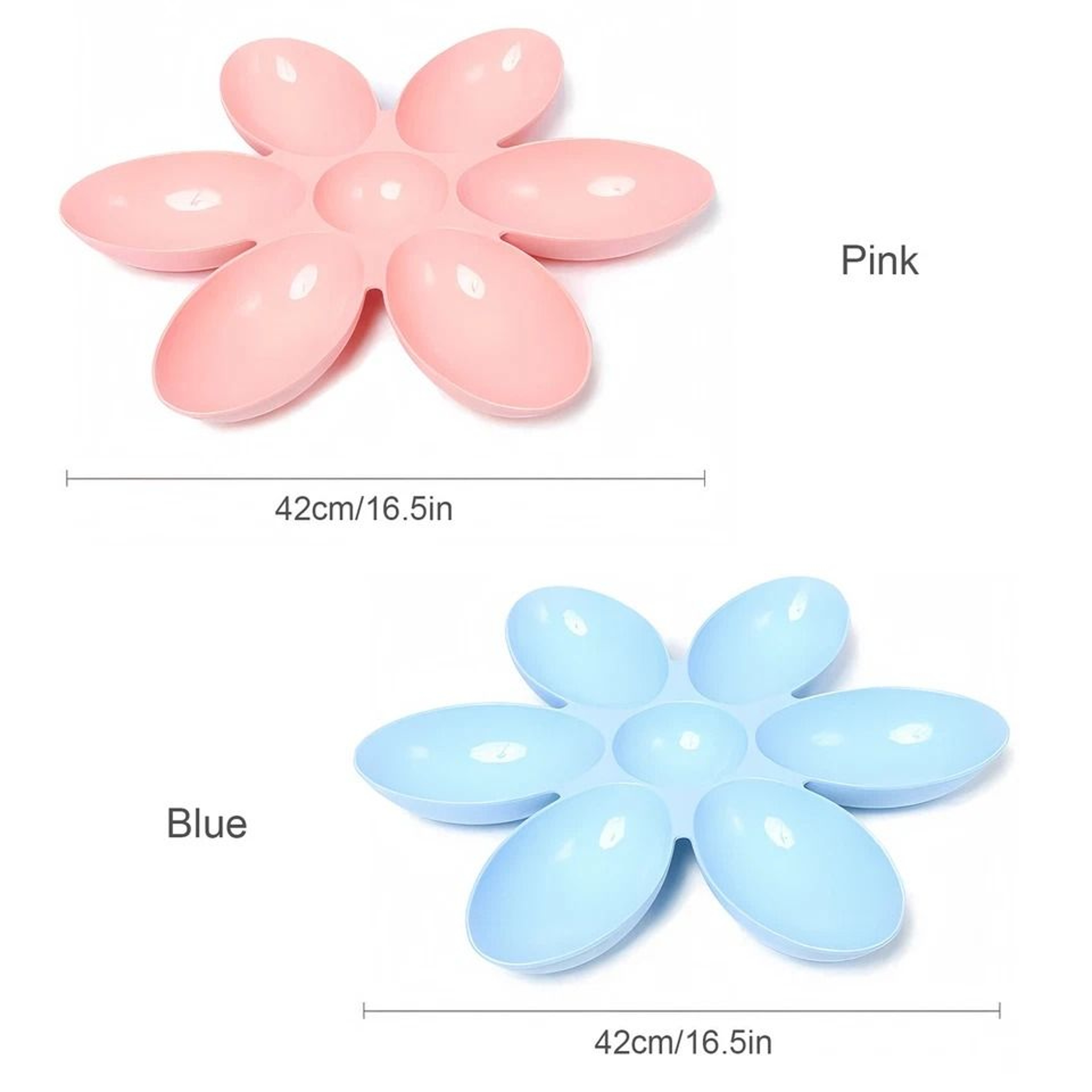 Flower Design Pet Bowl For Cats And Small Dogs Compartments Portion Control Easy Clean NonToxic Pla 8