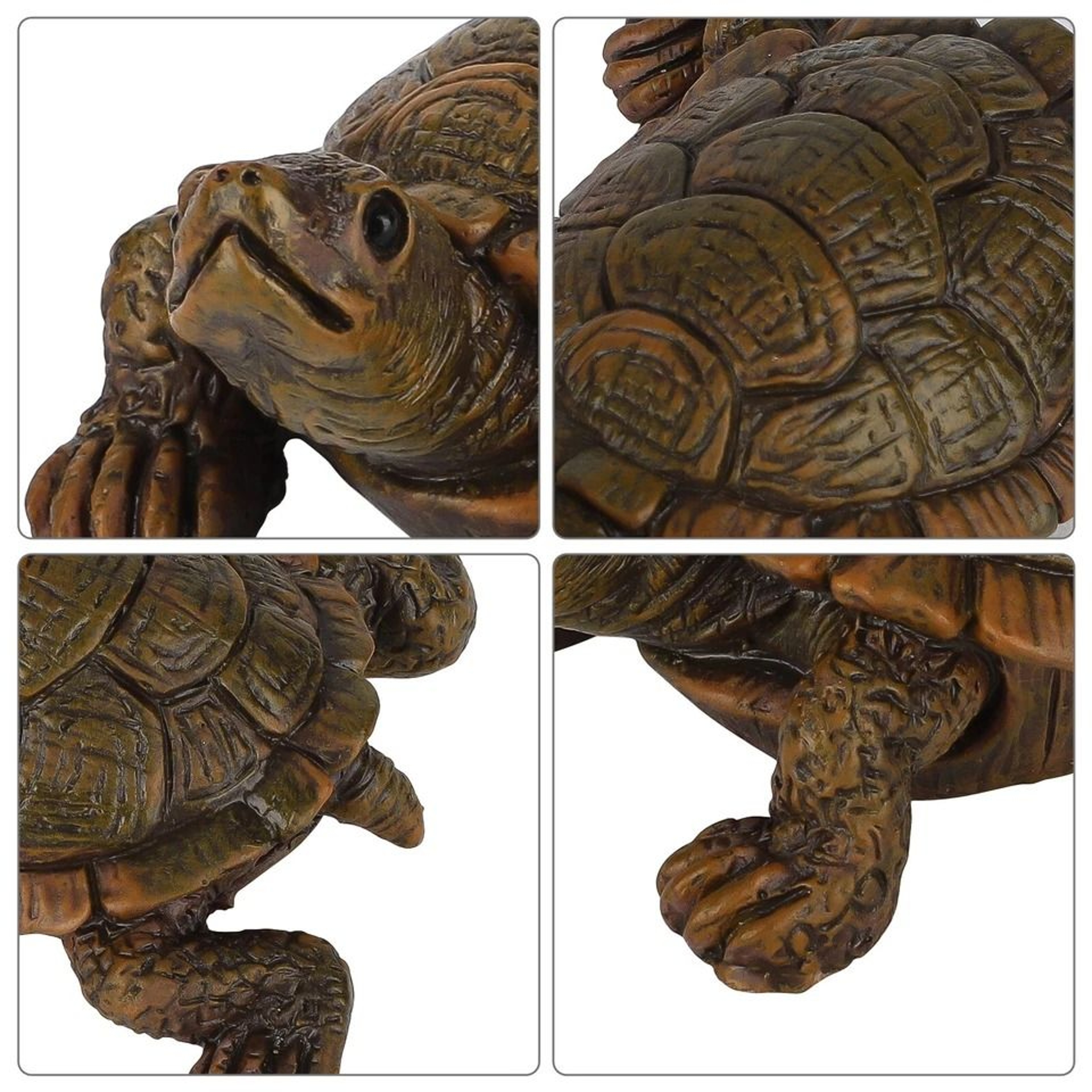 Resin Turtle Tortoise Sculpture Garden Yard Lawn Ornament Decorative Turtle Statue Unique Gift For  3