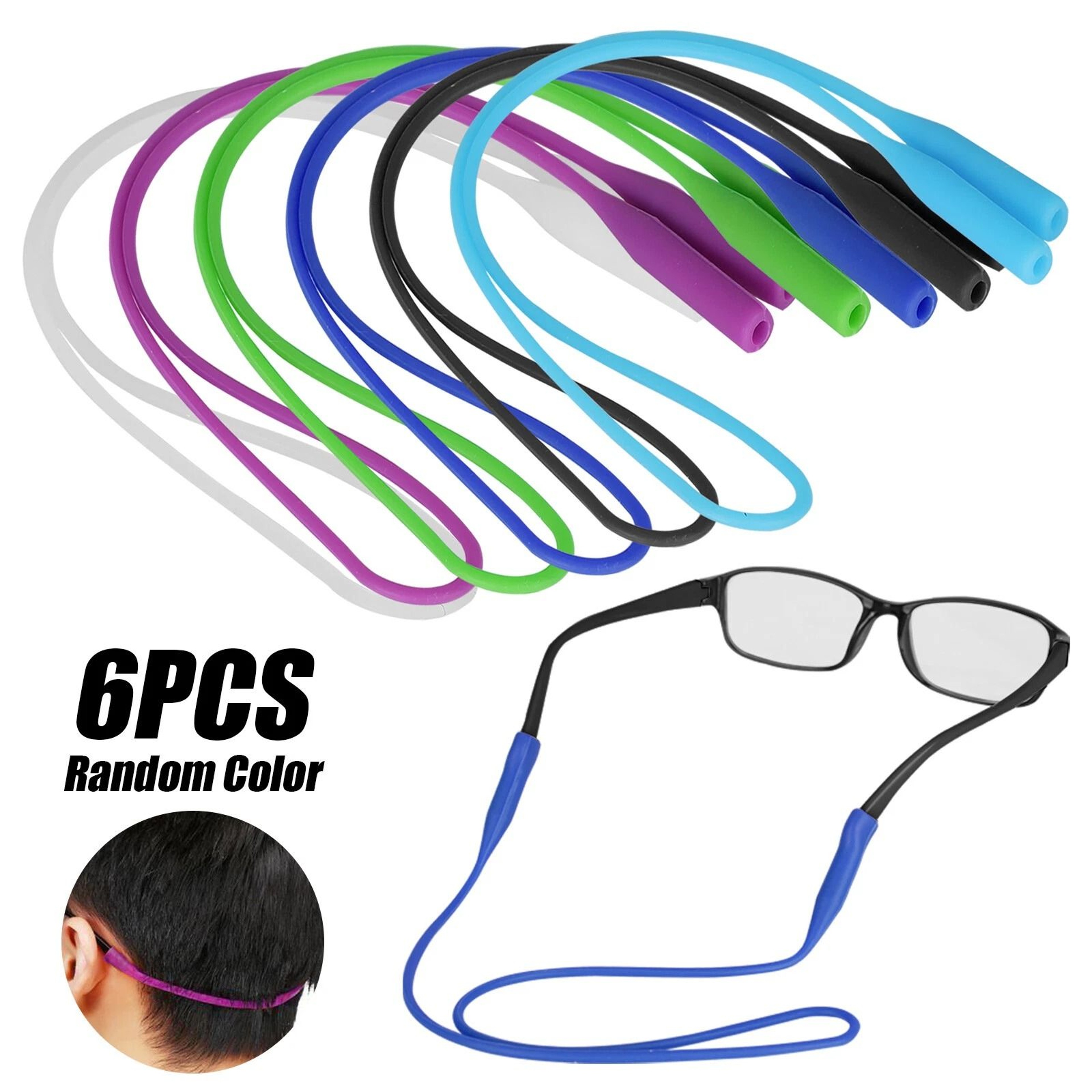 Antislip Silicone Glasses Straps Colorful Eyewear Retainers Flexible And Durable For Sunglasses And 3