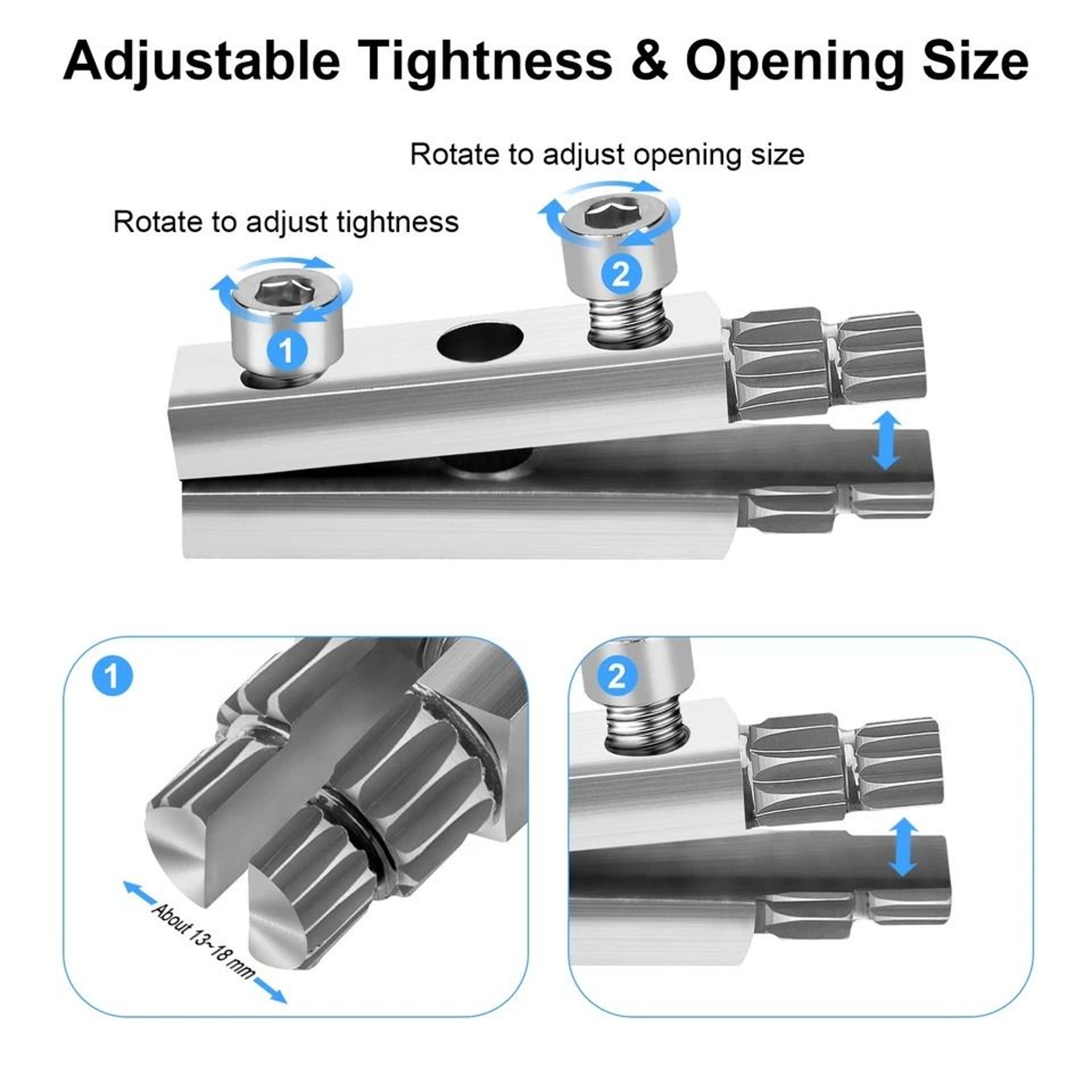 Faucet Angle Valve Broken Wire RemoverWater Pipe Screw Extractor Set For Plumbing And Repairs 4