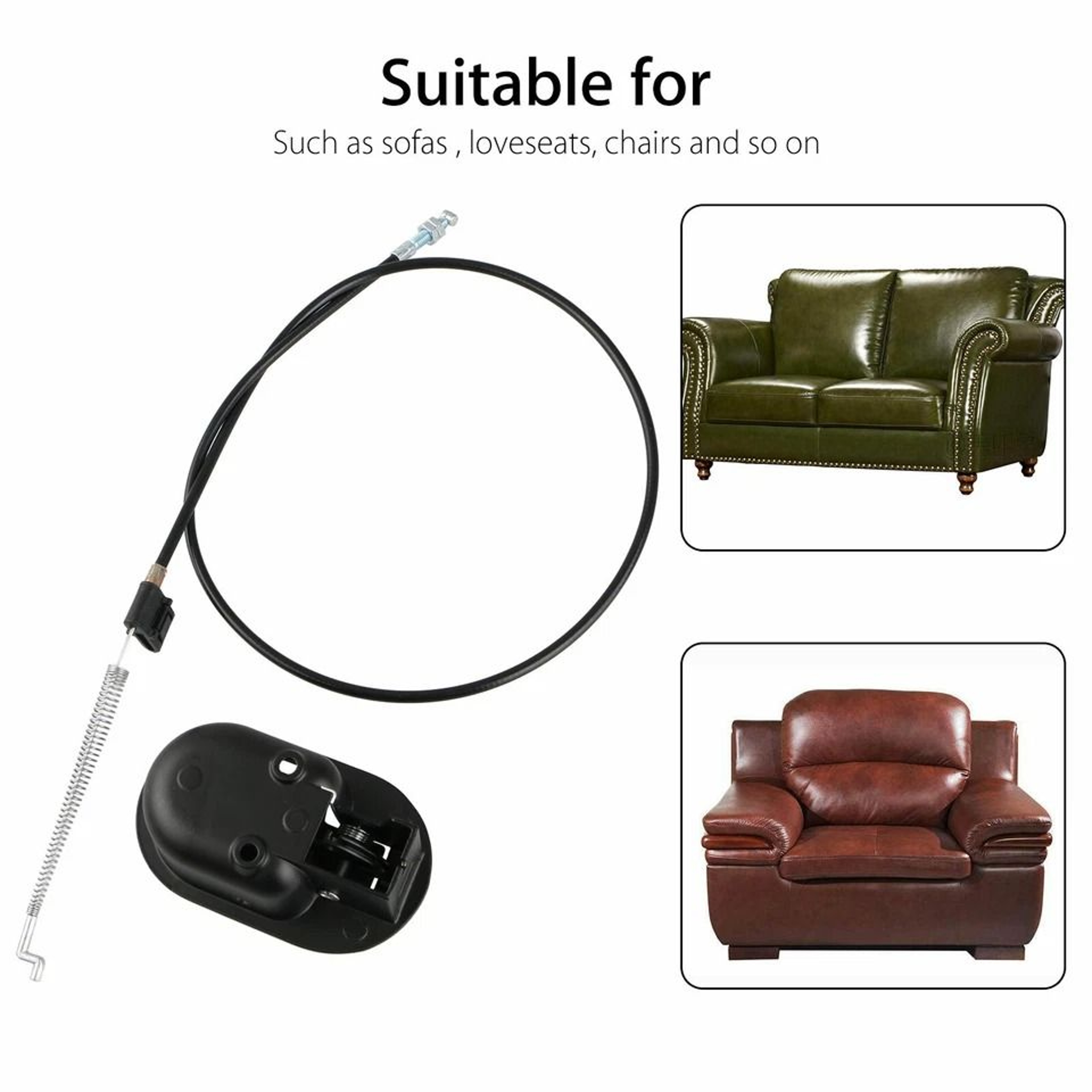 Sofa Recliner Lever Replacement Universal Release Pull Handle Cable For Chairs Loveseats Couches Ea 4