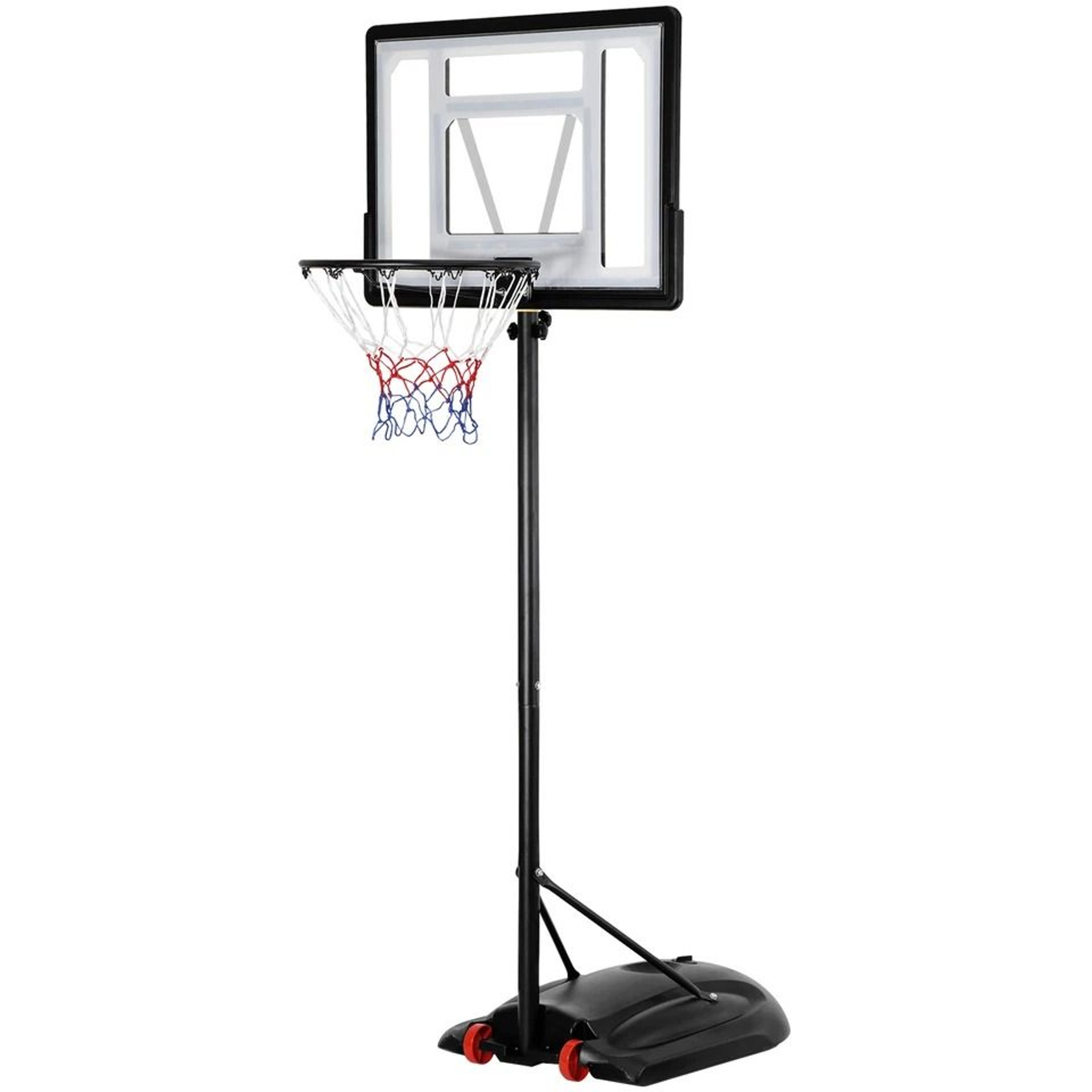 Adjustable Basketball Hoop For Kids Outdoor Goal System Portable Durable AllWeather Perfect For Bac 0