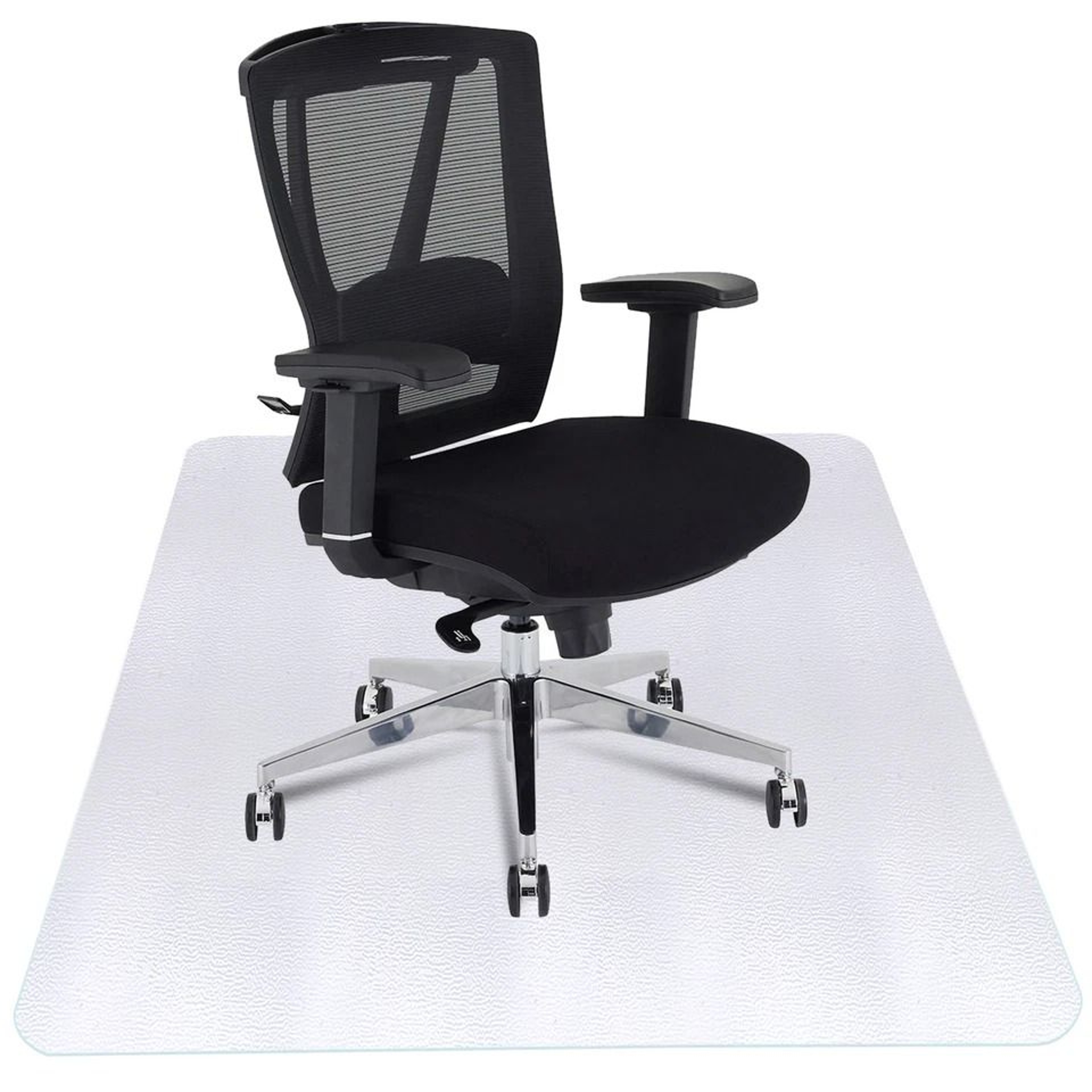 Durable Clear PVC Office Chair Mat Floor Protector For Hardwood Vinyl Tile And Laminate Surfaces 0