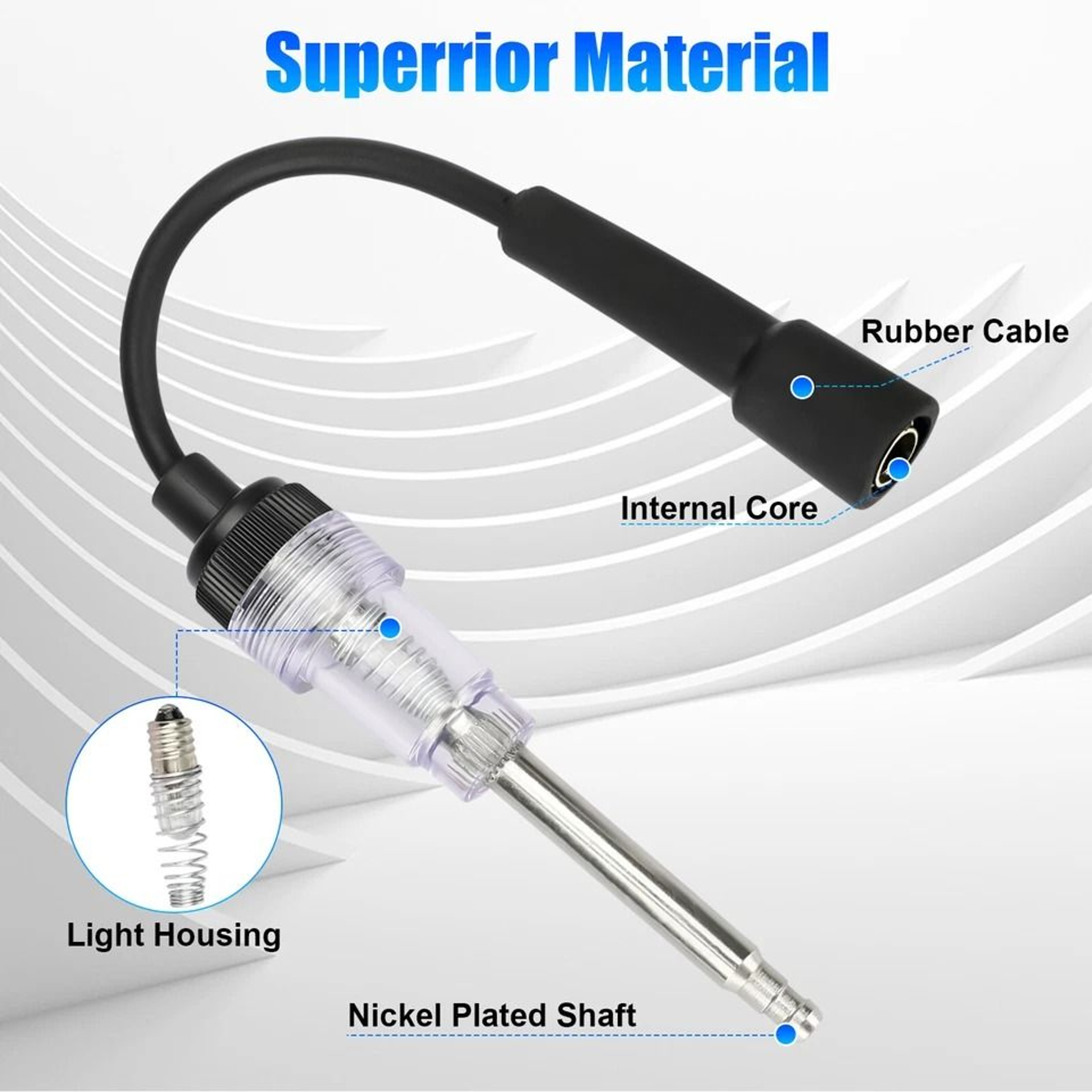 Ignition System Spark Plug Tester, Engine In-Line Coil Diagnostic Tool for Quick Troubleshooting – view 2
