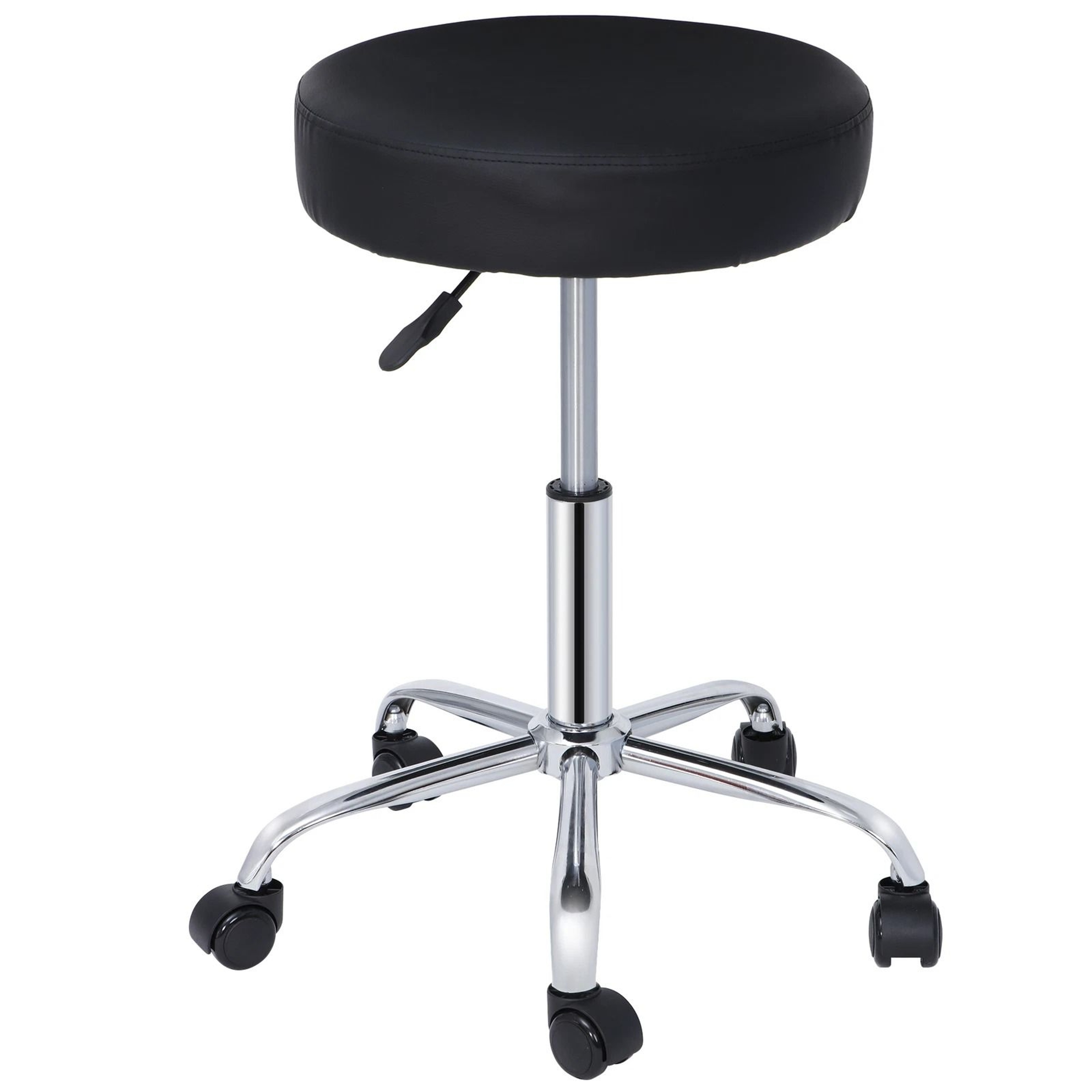 Spa Stool With Adjustable Height Swivel Chair For Salon Thick Padded Hydraulic Chair Compact Design 5
