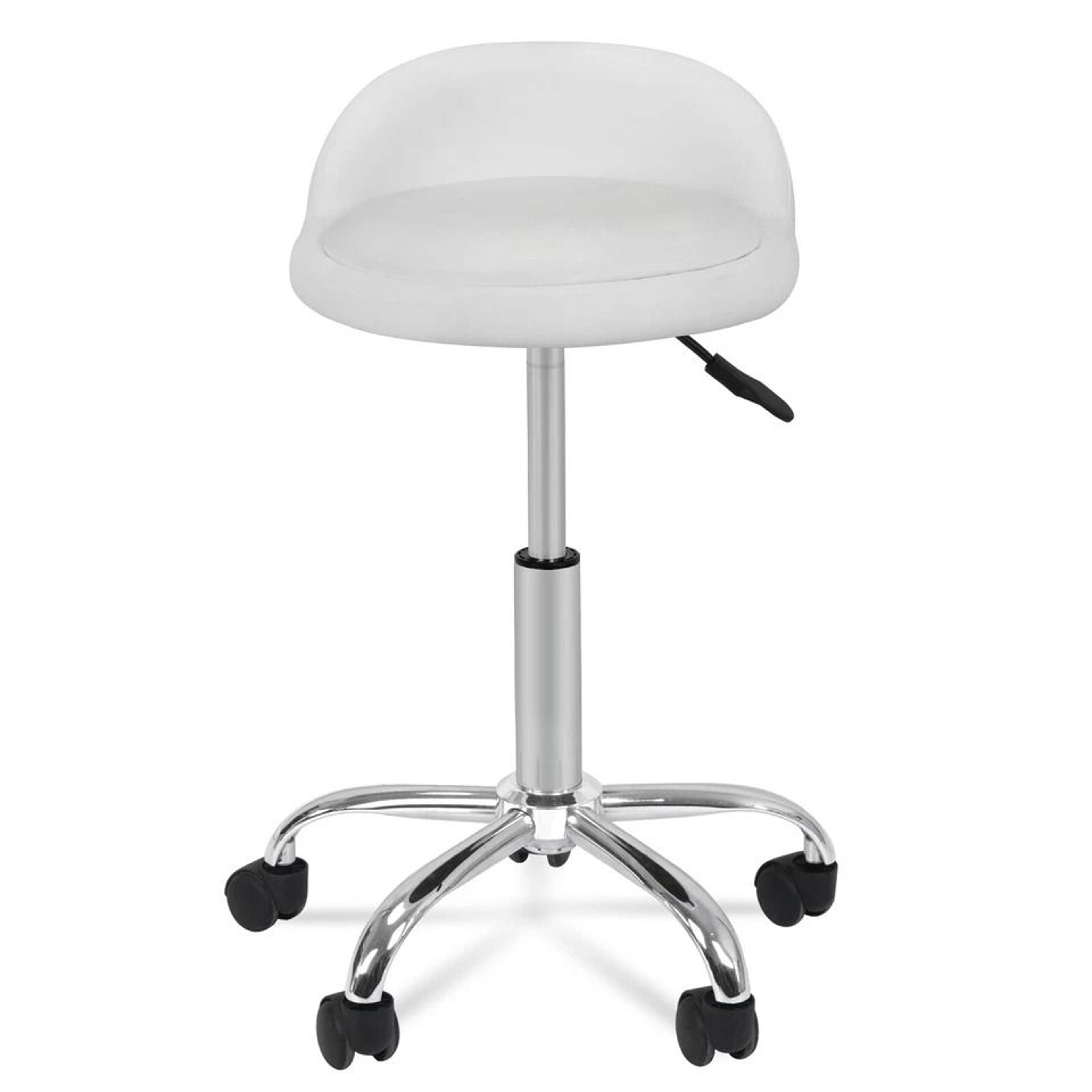Adjustable Rolling Swivel Stool Degree Spa Salon White Tattoo Facial Massage Chair Soft Cushion 2
