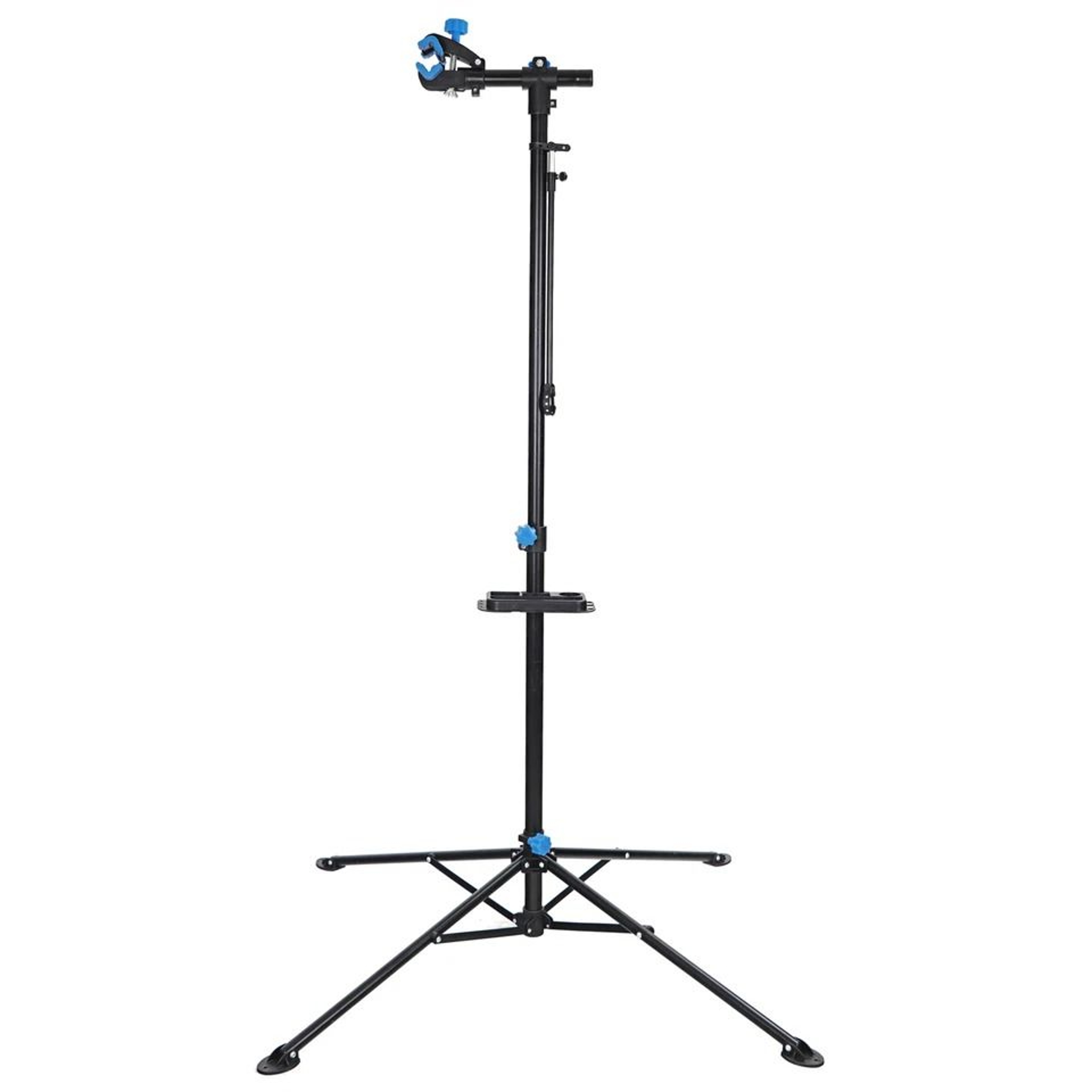 Bicycle Repair Stand With Tool Tray Adjustable Height Cycle Rack Durable Home Bike Work Stand 14