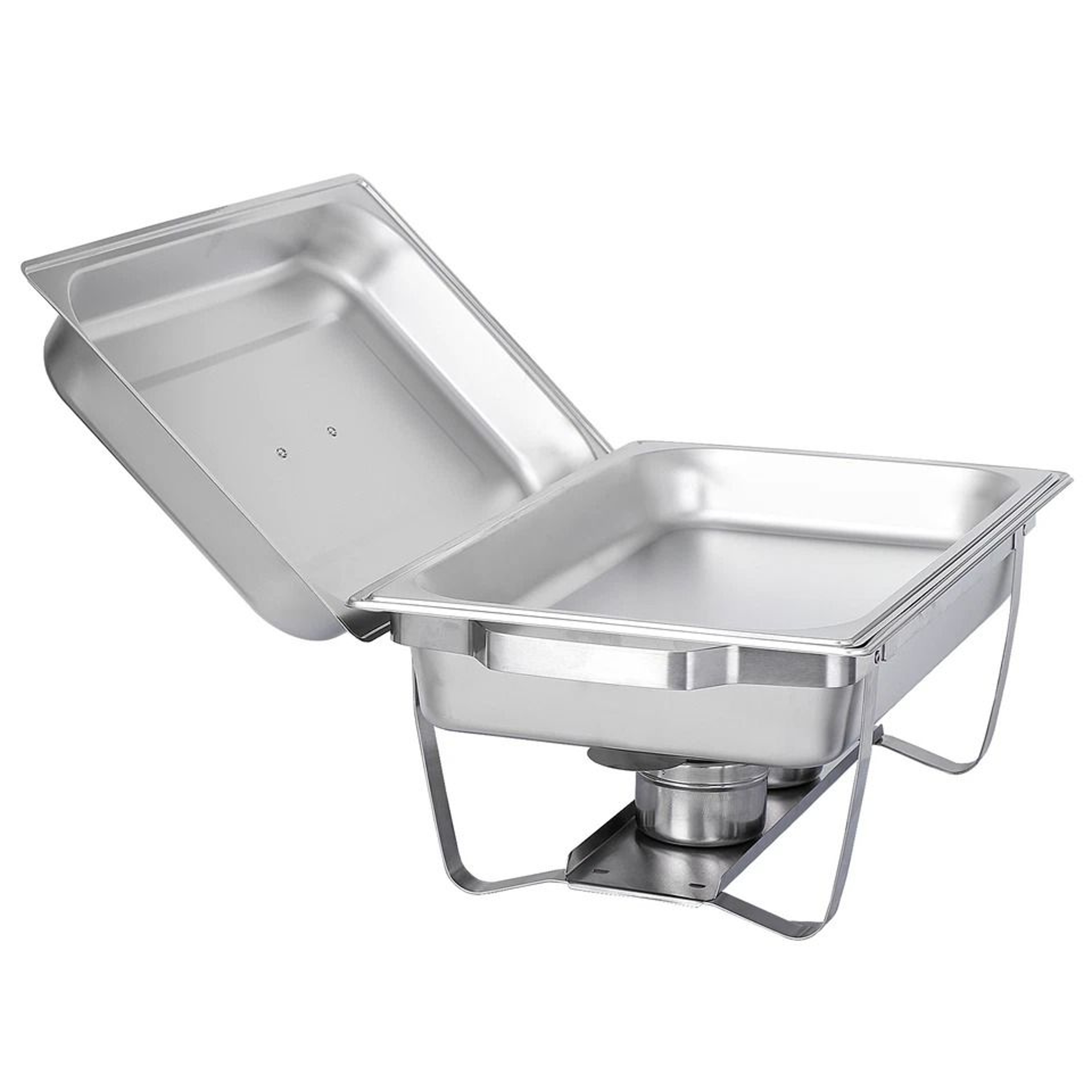 Food Warmer Chafer Chafing Dishes Stainless Steel Durable Foldable Frame Professional Catering Use 7