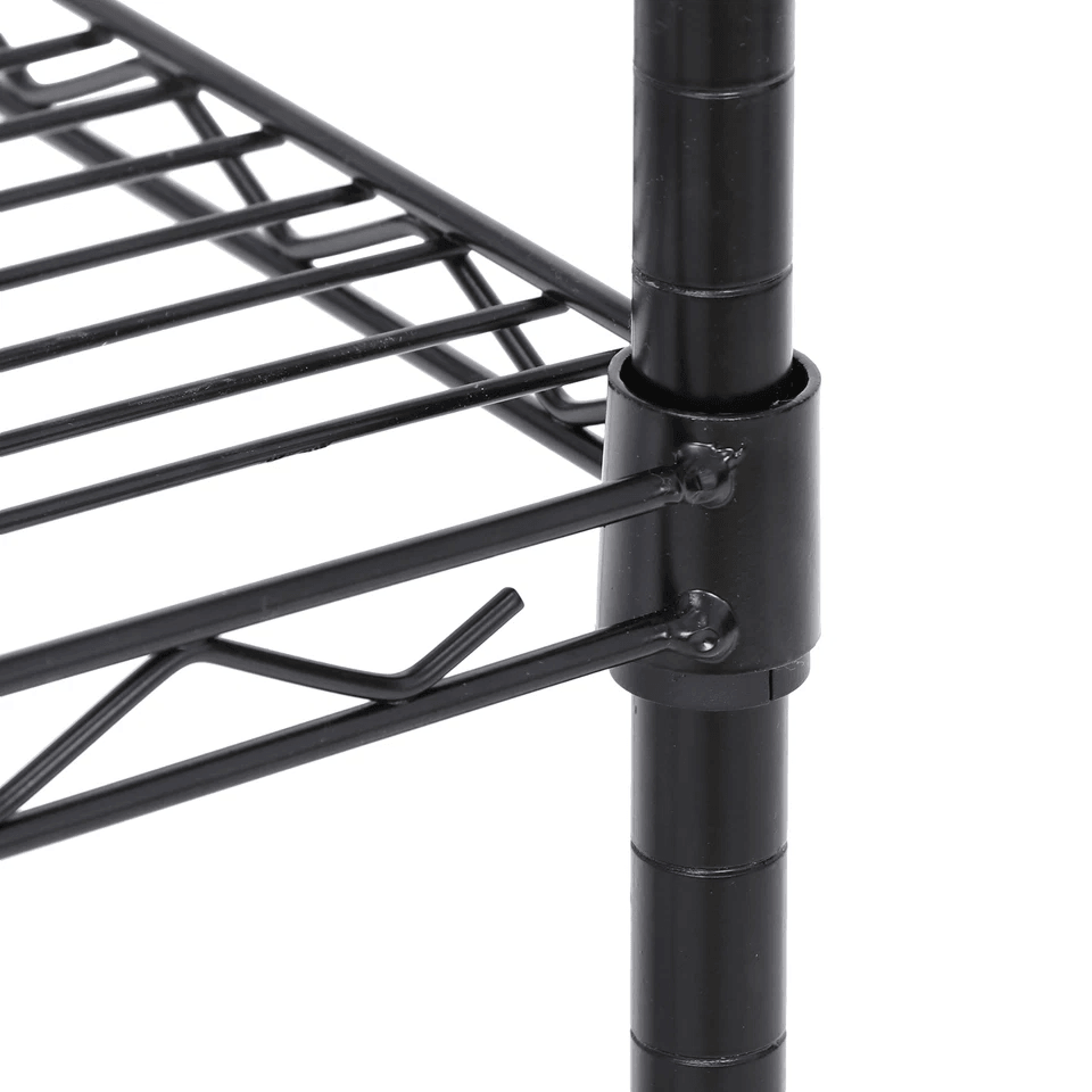 Metal Rack Shelves Shelf Storage Shelving Unit Adjustable Steel Wire Shelf 3Shelf Organization For  10