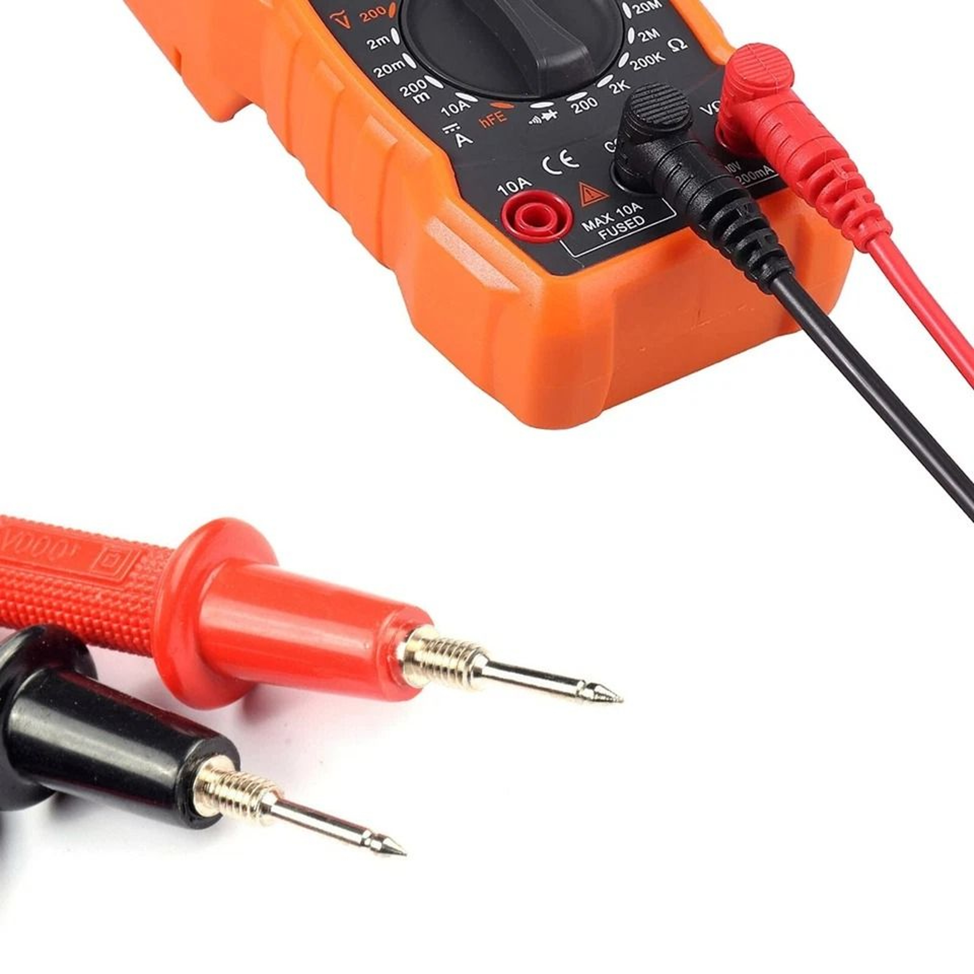 Universal Test Leads For Digital Multimeter Meter HighQuality Probe Wire Banana Plugs AntiSlip Grip 5