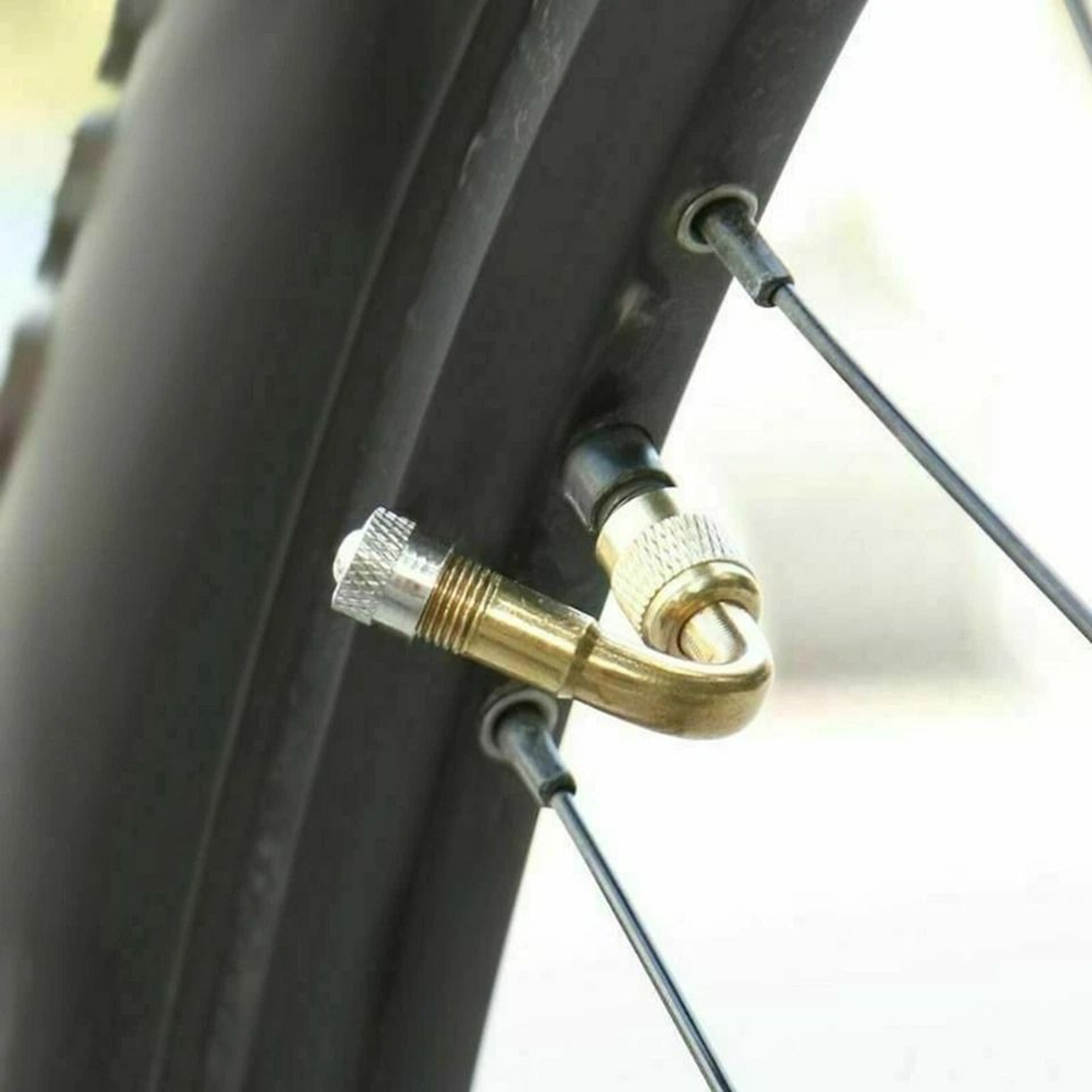 Angle Adaptor Air Tire Valve Extension Degree Motorcycle And Car Stem Extender Durable With Metal D