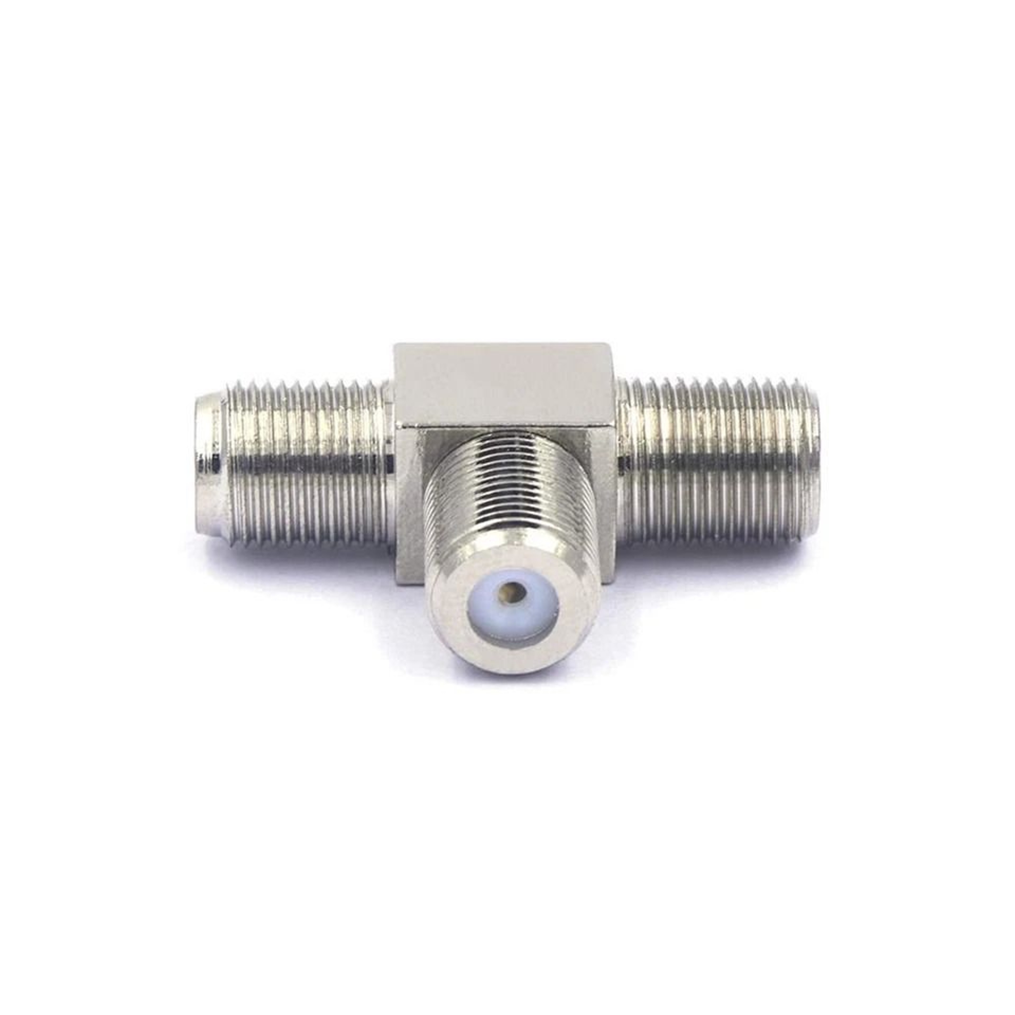 TV RF Coaxial Coax Adapter F Type Connector Triple Way Splitter Way Coax Splitter For Cable TV Sate 3