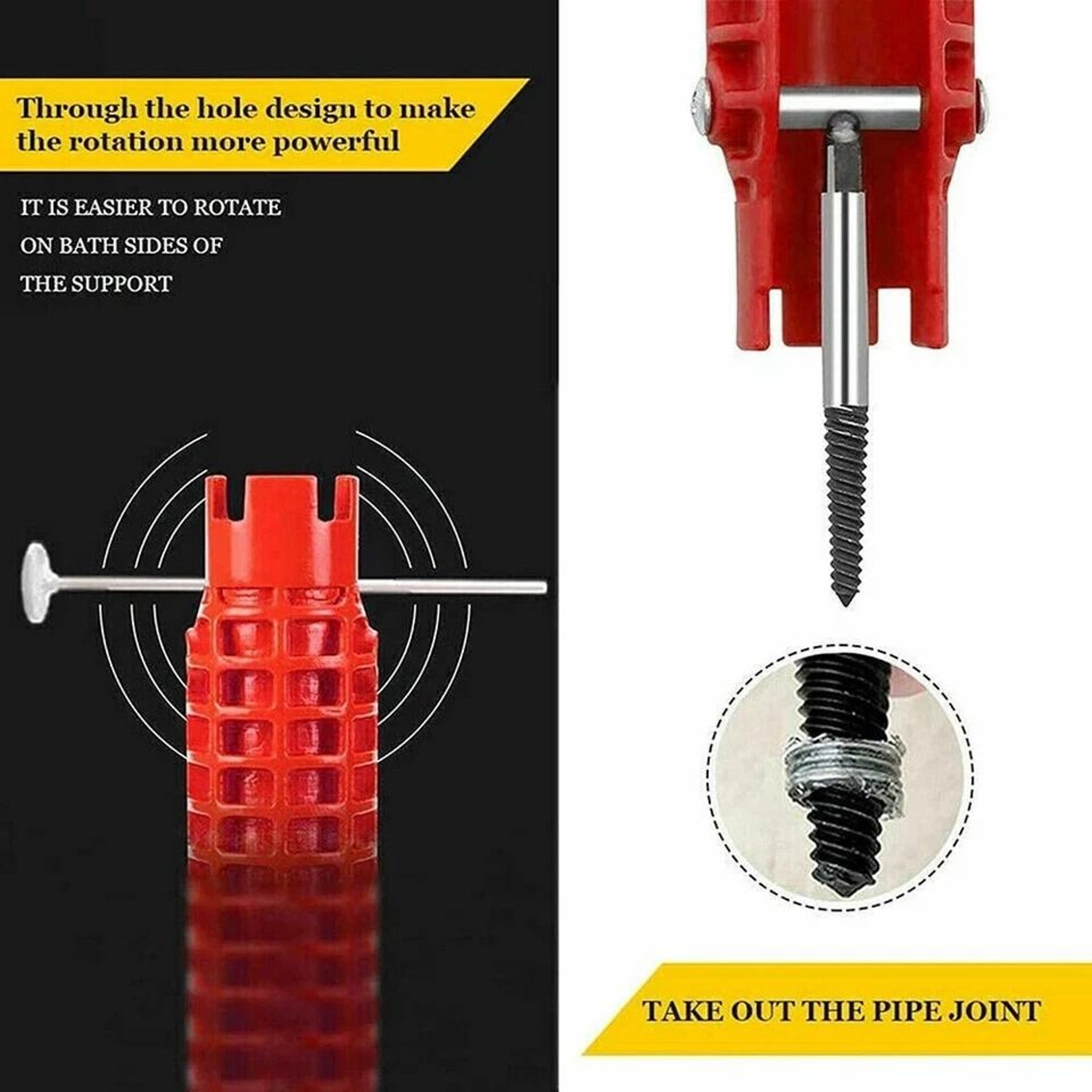 Multipurpose Faucet Wrench Tool Plumbing Repair Tool For Sink Installations Easy Faucet Nut Removal 5