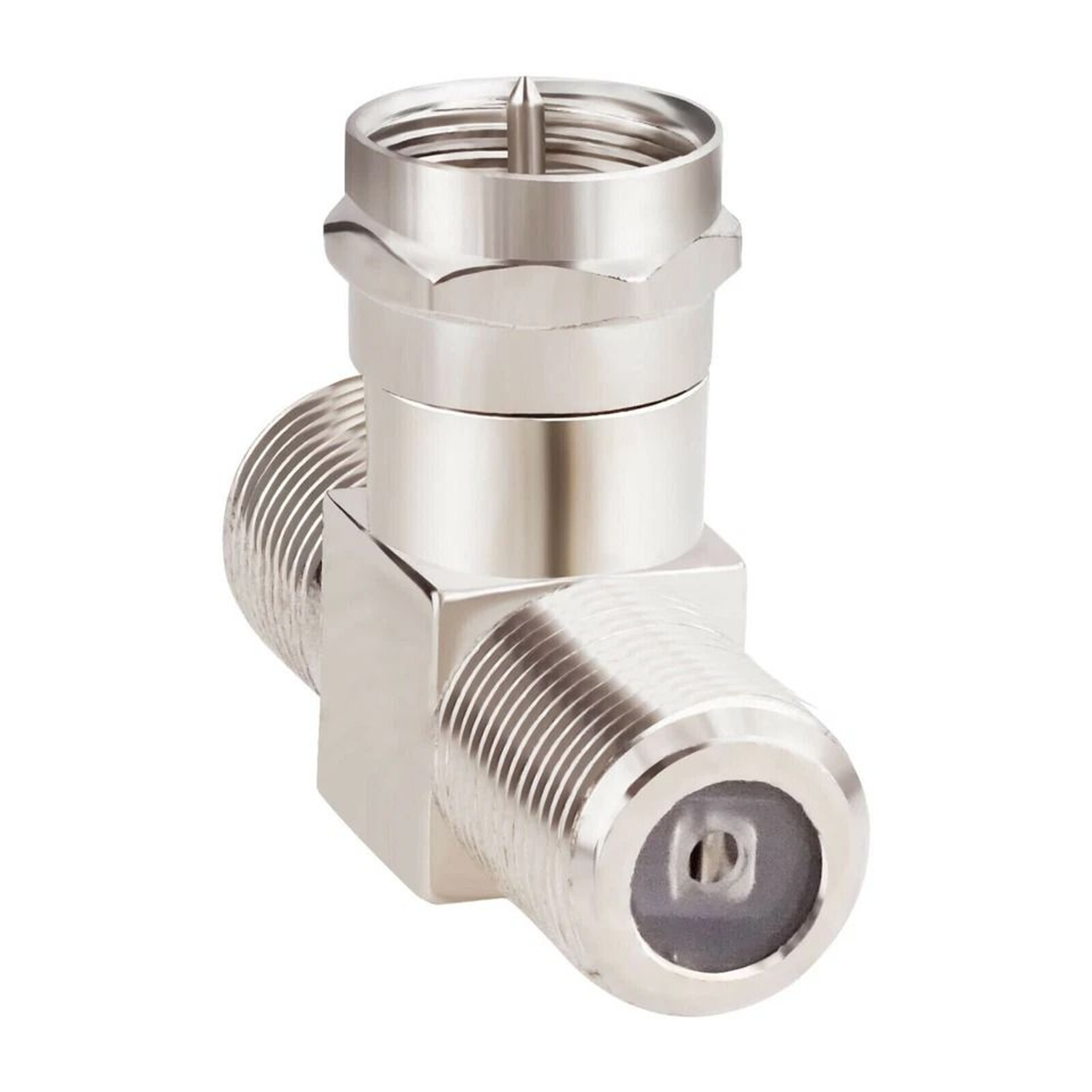 FType Coax Cable Splitter Way Combiner Adapter RG6 Connector For TV Video  Perfect For Home Enterta 3