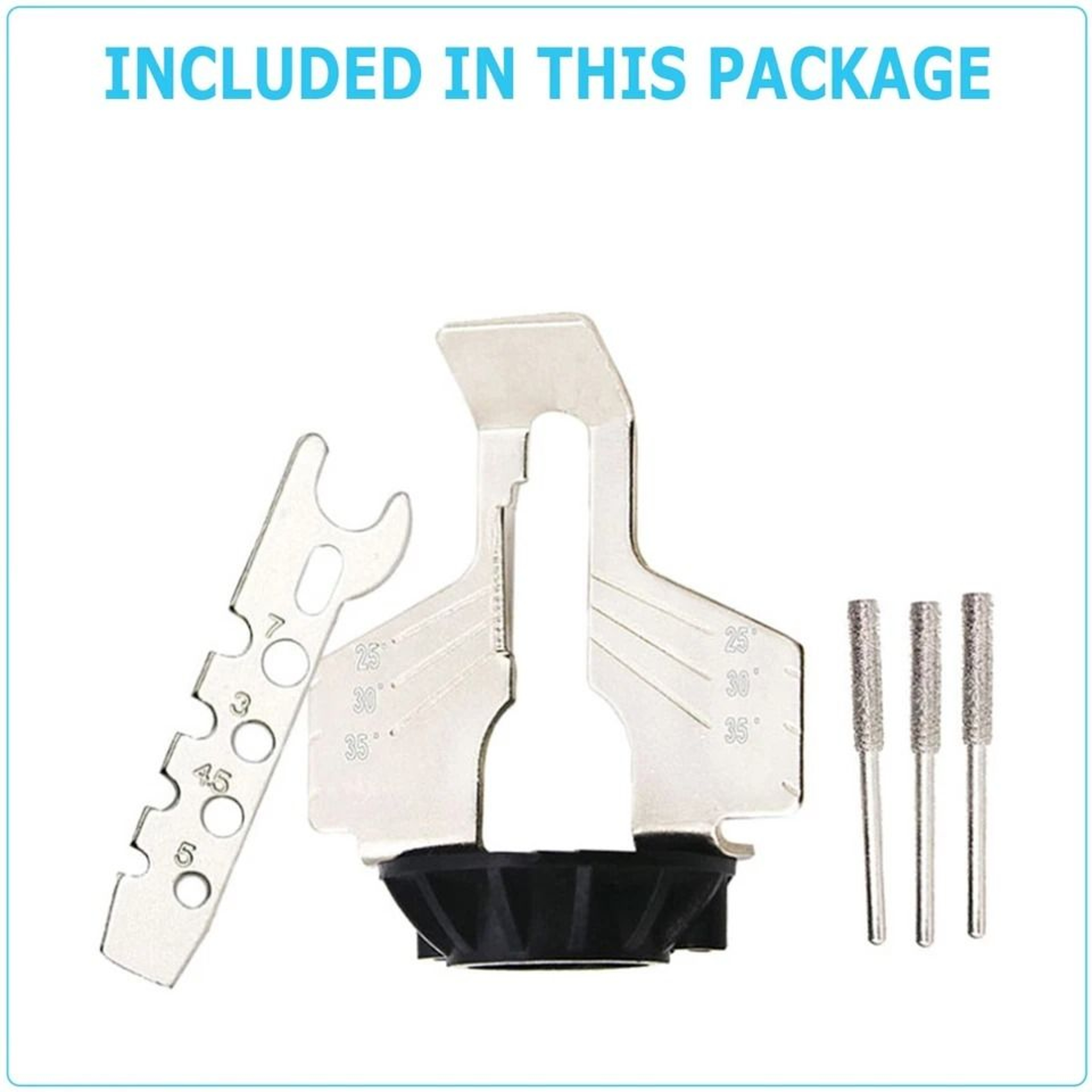 Electric Grinder Chainsaw Sharpener Grinder File Tool Attachment Forged Steel Sharpening Accessory  4