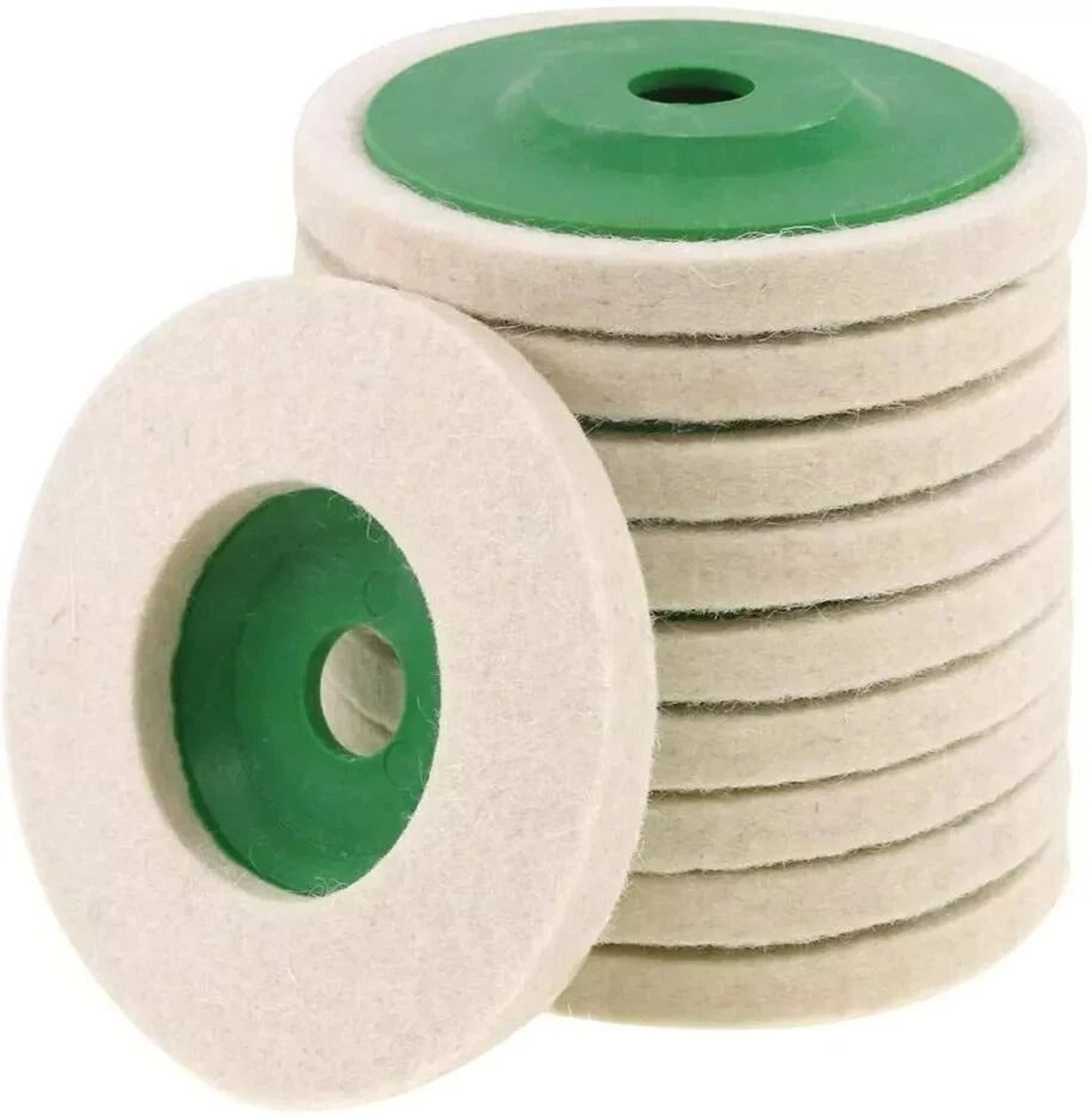 Dense Fine Wool Polishing Discs Buffing Pads For Angle Grinder Finishing Wheel With High Strength P 0