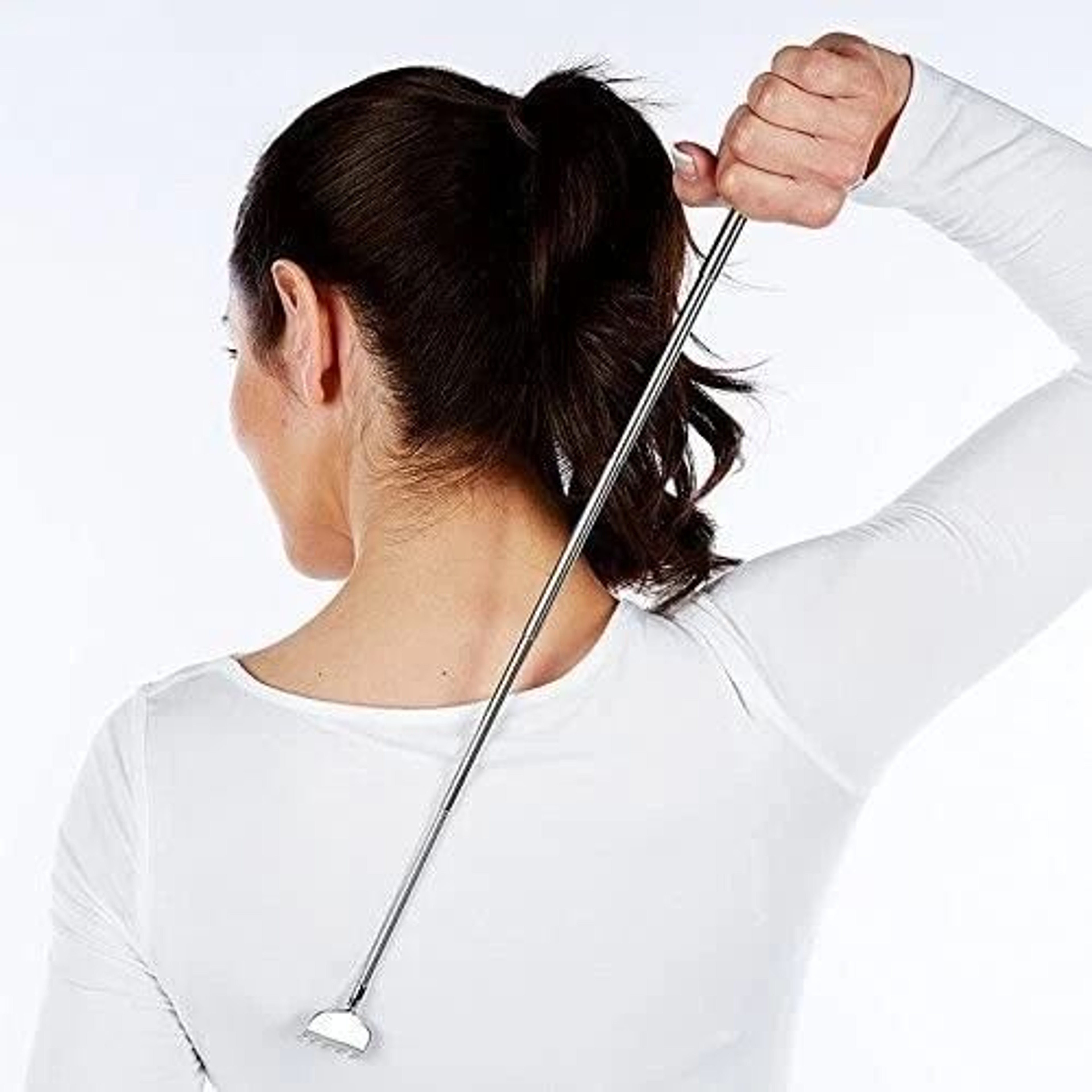Portable Telescopic Back Scratcher Stainless Steel Extendable Claw Massager Handy Metal Scratch Too 0