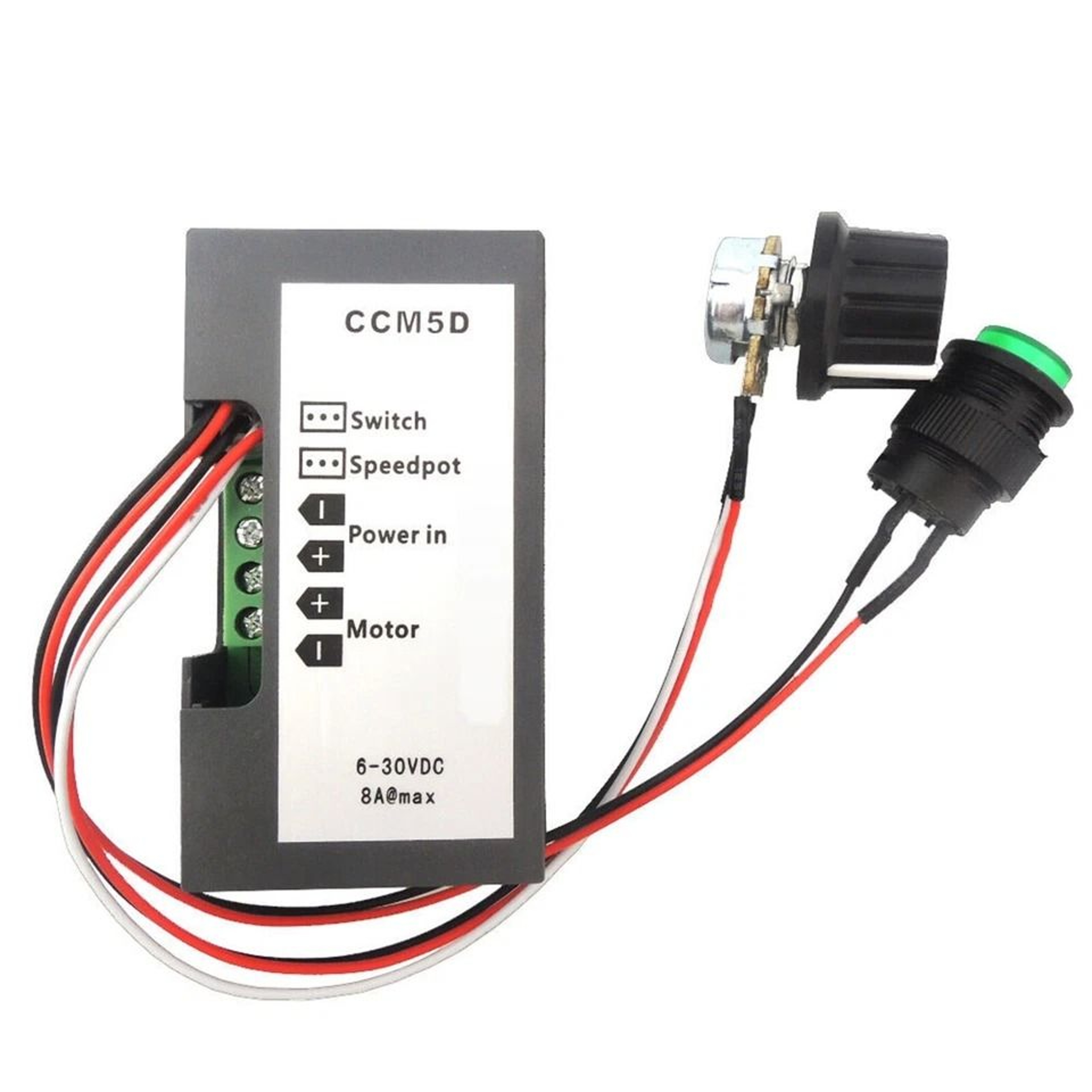 PWM DC Motor Speed Controller Digital Display With Switch Adjustable Duty Cycle 6