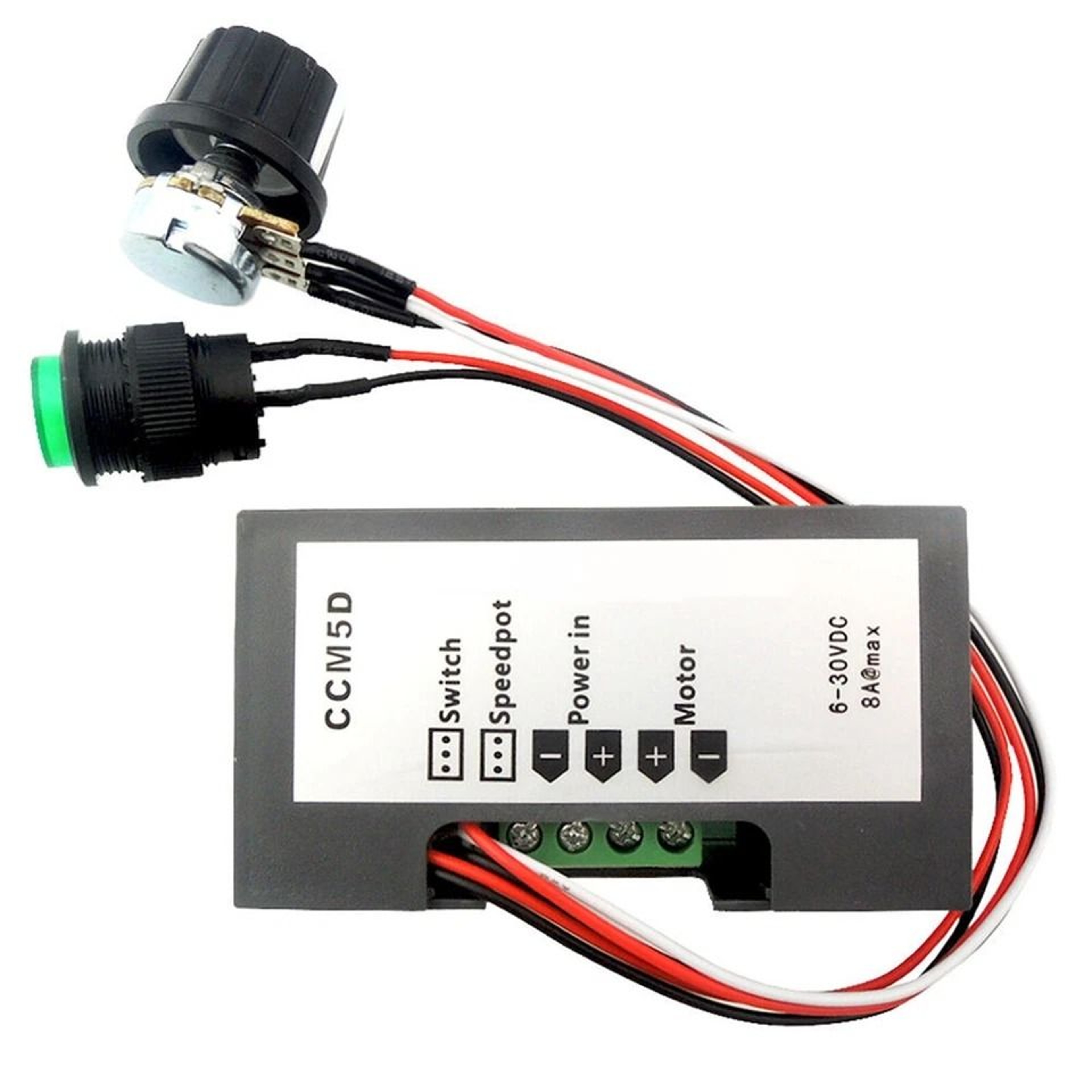 PWM DC Motor Speed Controller Digital Display With Switch Adjustable Duty Cycle 7